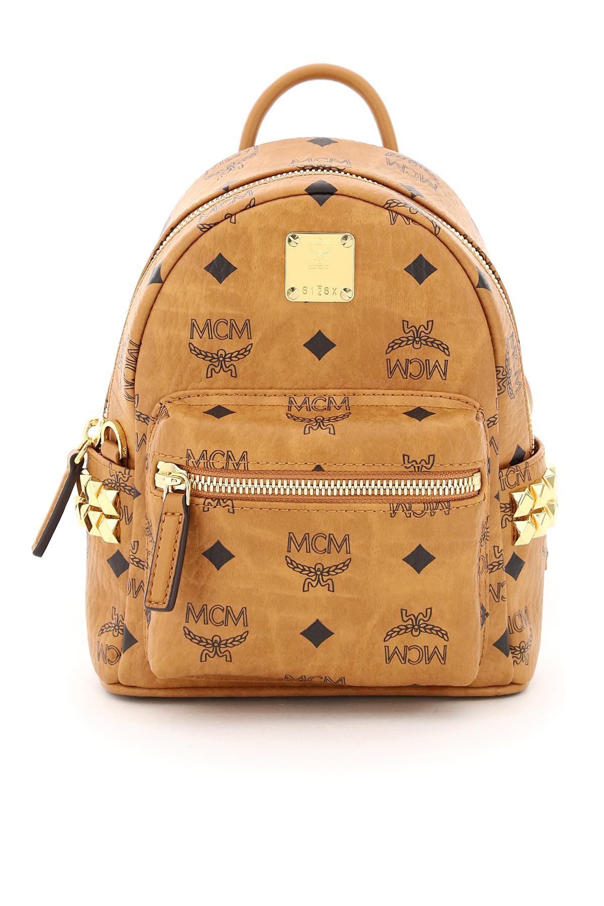 Mcm stark side stud mini backpack cheap