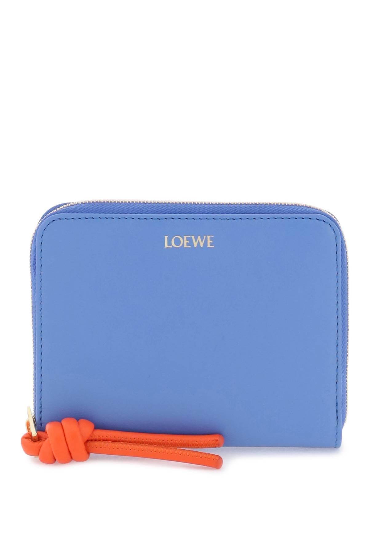 Loewe Leather Knot Zip-Around Wallet