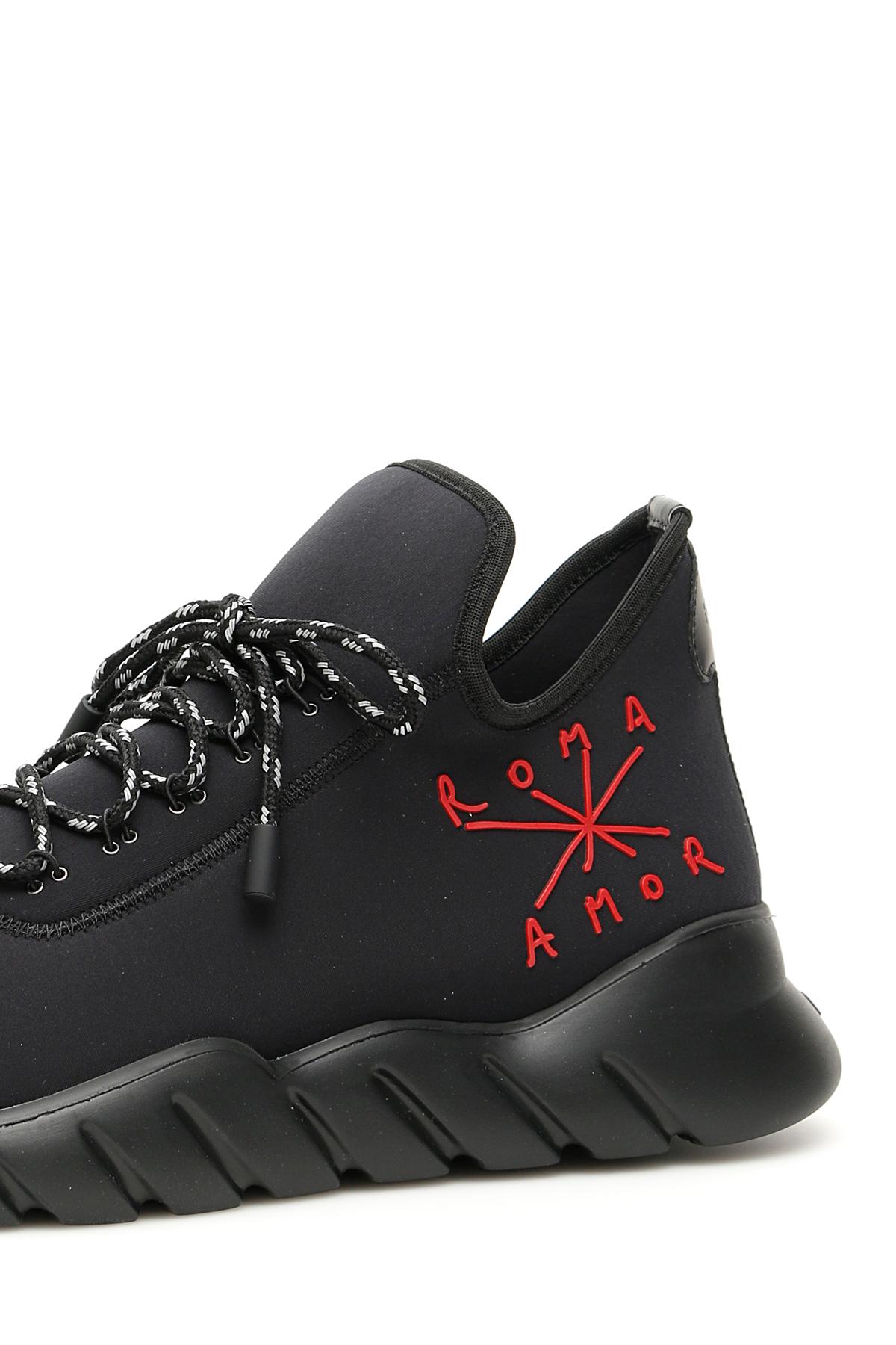 Fendi Leather -fiend Roma-amor Sneakers 