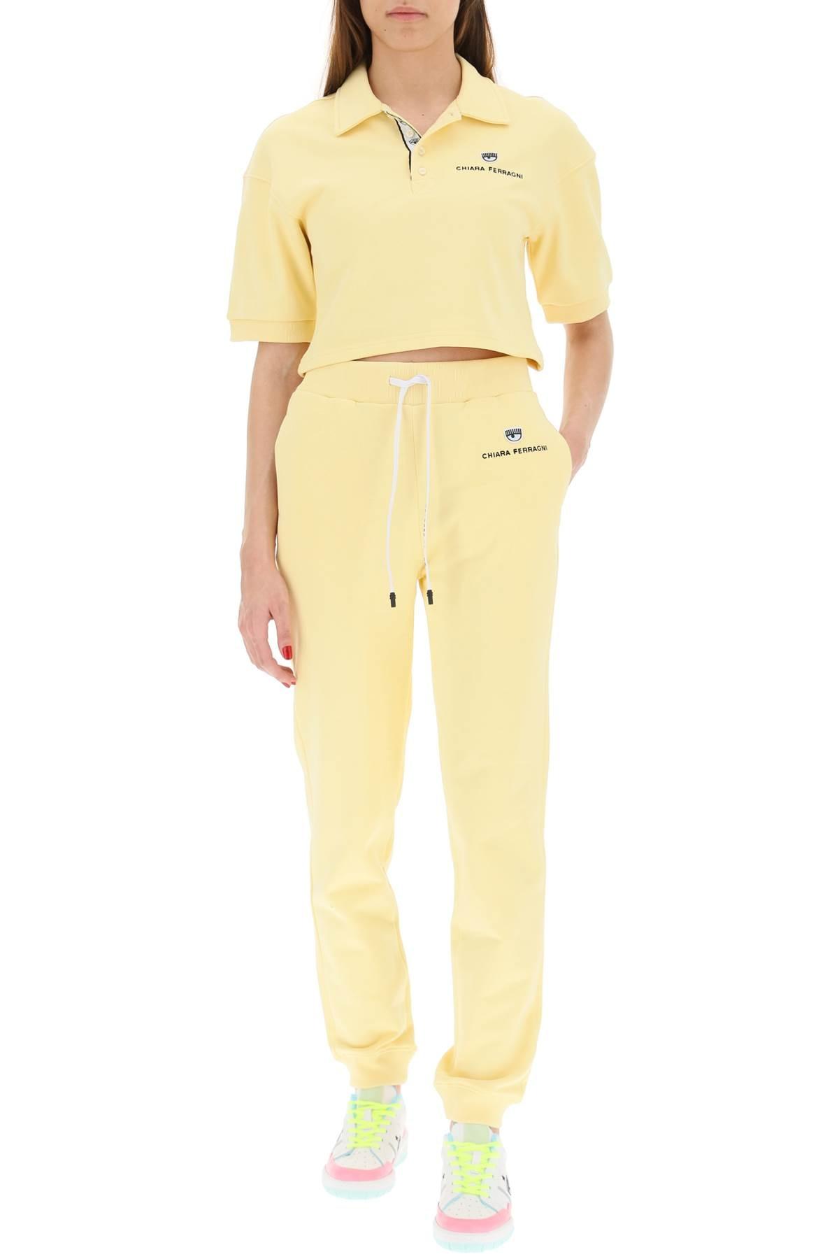 Chiara Ferragni Cotton Logo Sweatpants in Yellow - Save 37% - Lyst