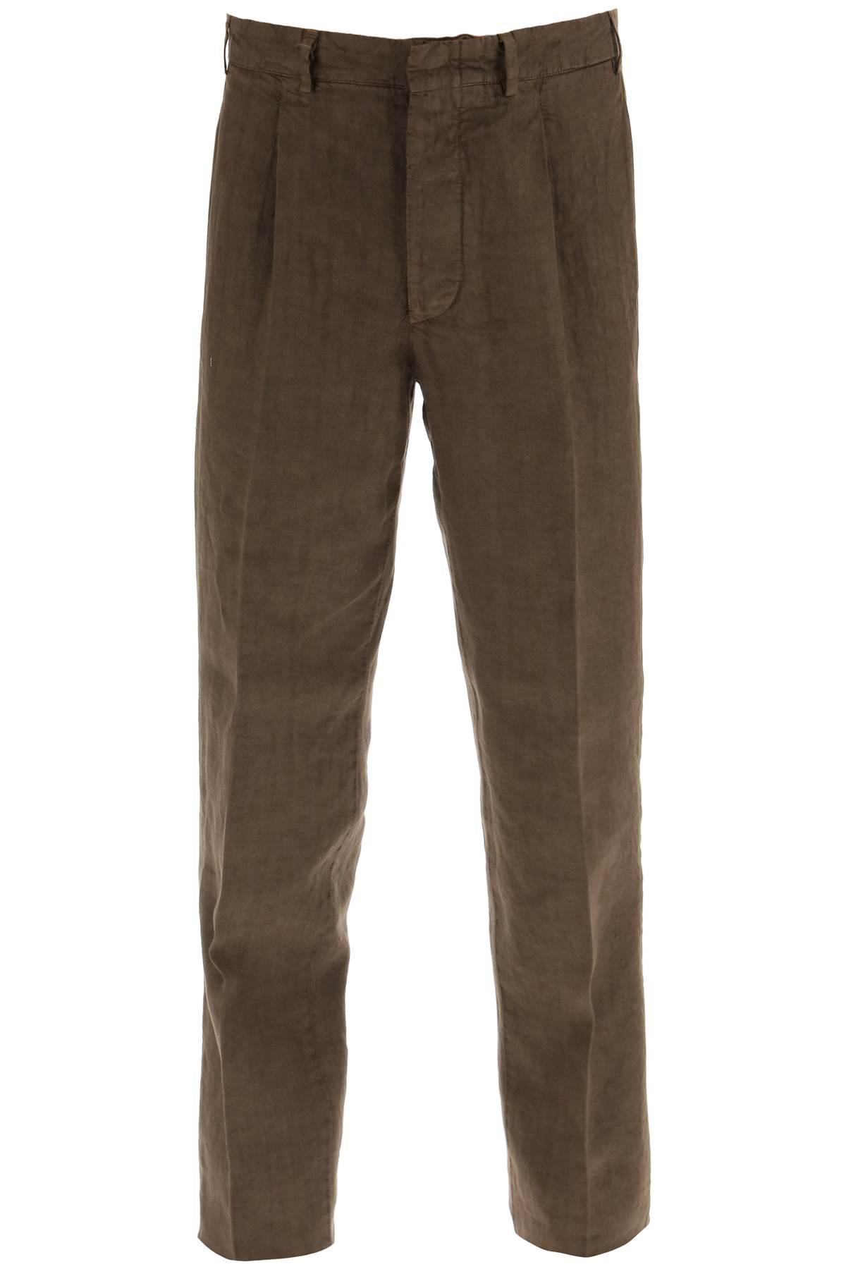 The Gigi Linen Tonga Trousers in Natural for Men Slacks and Chinos Mens Trousers Slacks and Chinos The Gigi Trousers 