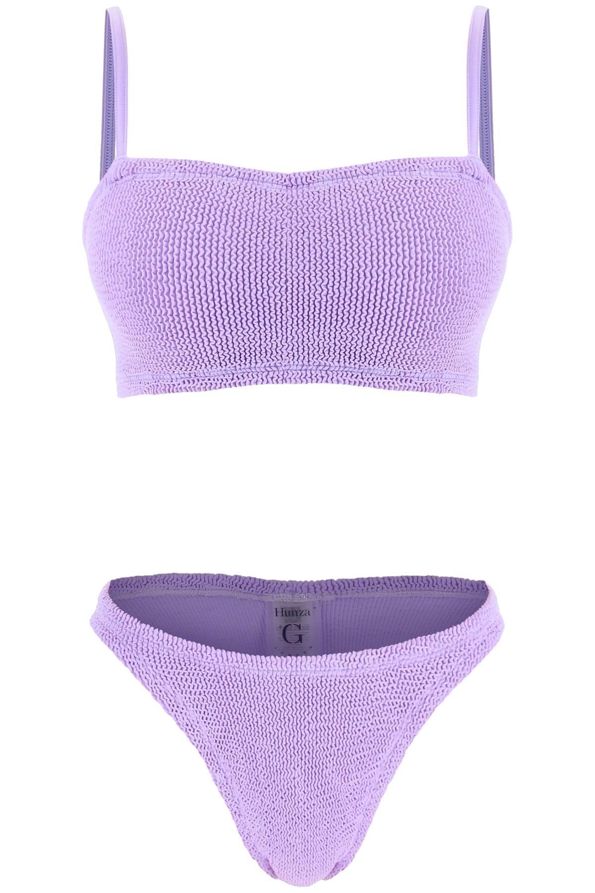 Hunza G Gigi Bikini Set in Purple | Lyst