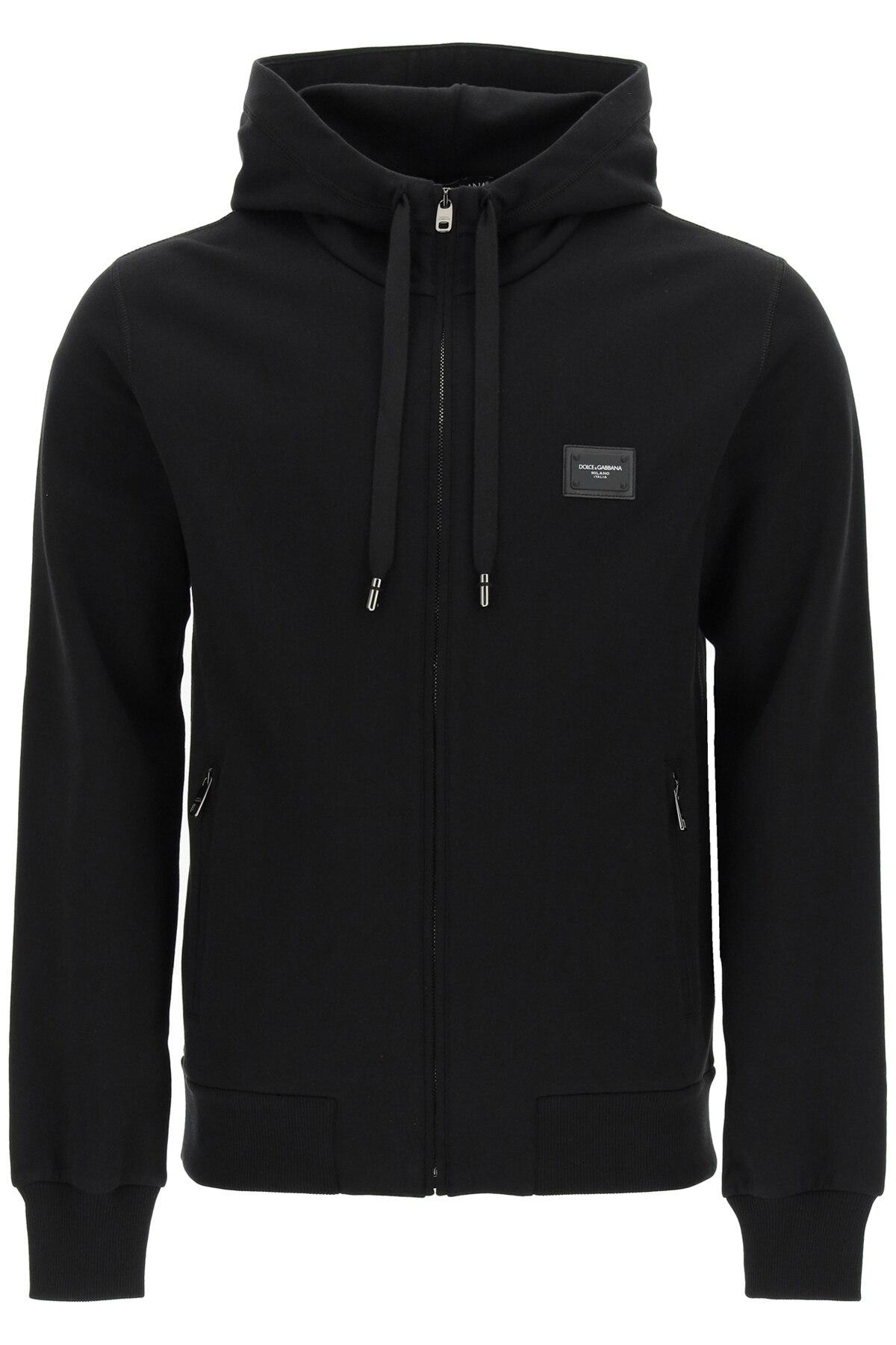 dolce and gabbana zip up hoodie