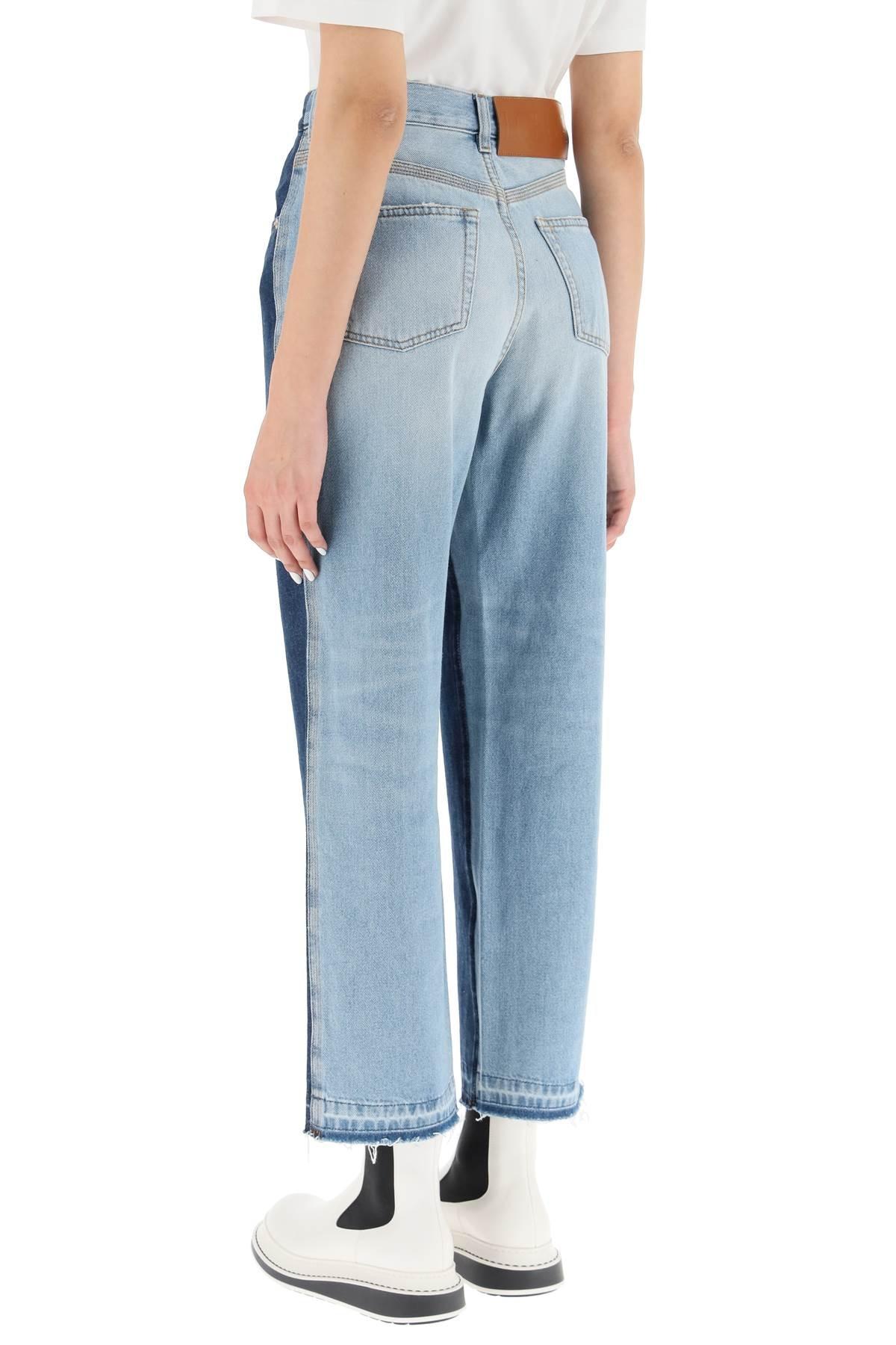 Loewe Two-tone Denim Jeans in Blue | Lyst Loewe Two-tone Denim Jeans in Blue | Lyst
