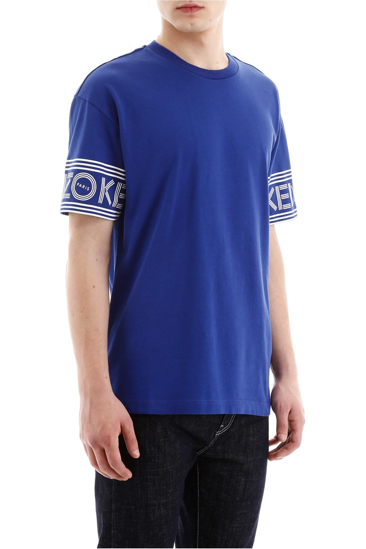 kenzo t shirt mens blue