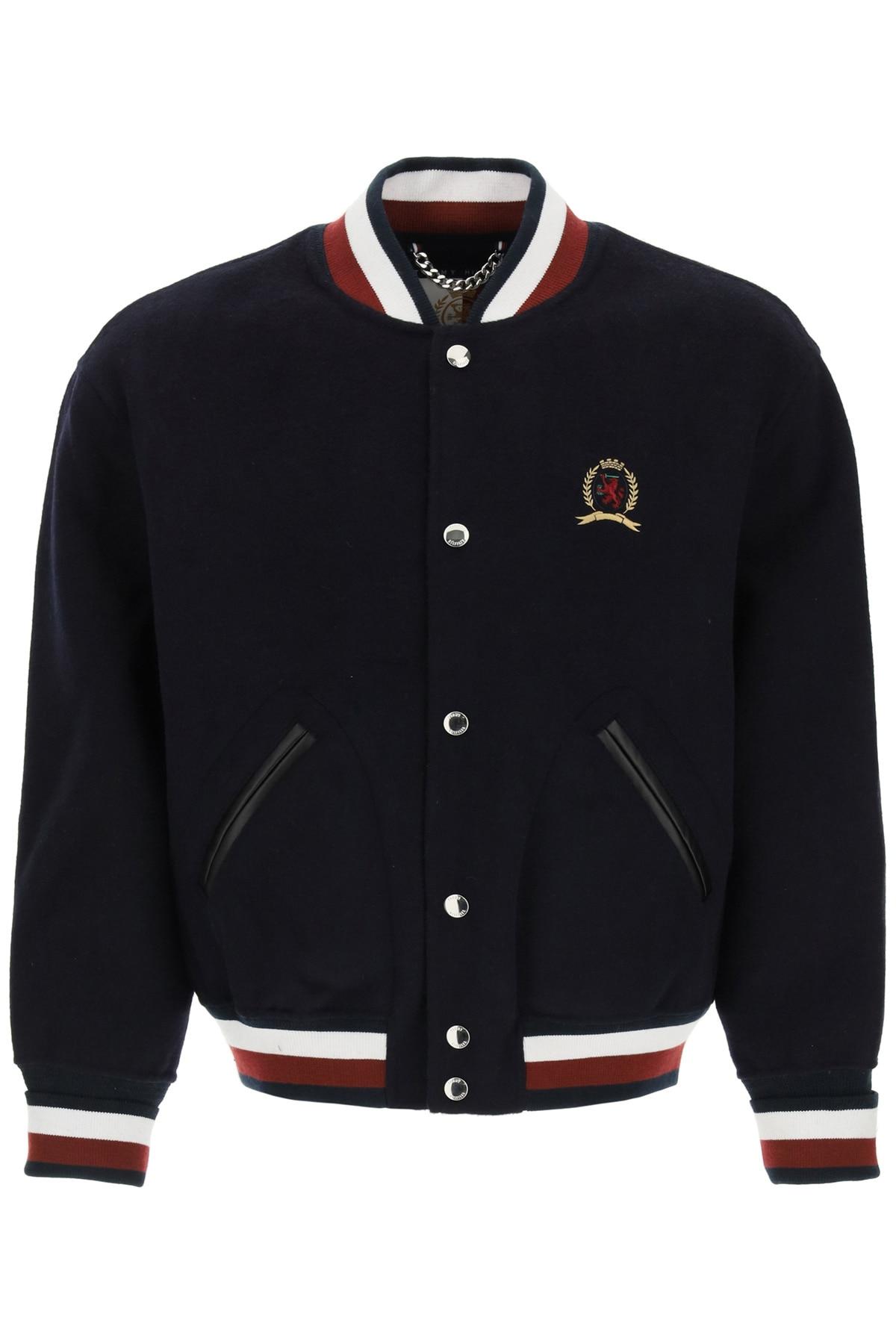 Tommy Hilfiger Varsity Wool Bomber Jacket in for | Lyst