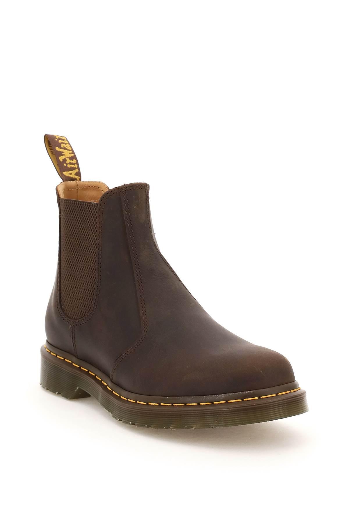 Blive kold ekskrementer belønning Dr. Martens Crazy Horse Leather 2976 Chelsea Boots in Brown for Men | Lyst