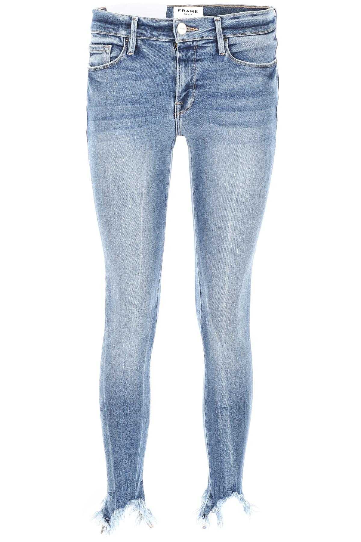 FRAME Denim Le Skinny De Jeanne Jeans in Blue,Light Blue (Blue) Lyst