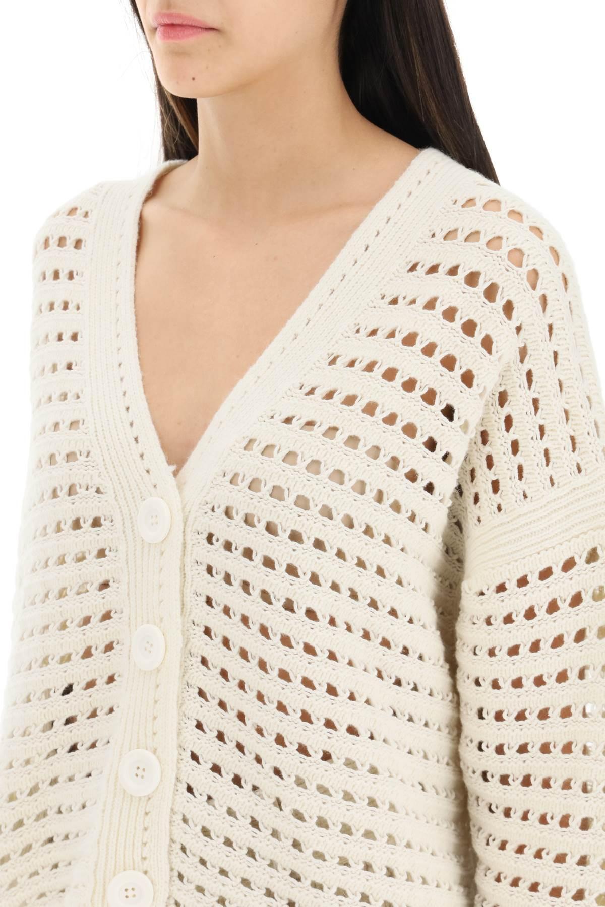 See By Chloé Crochet And Cardigan in Natural | Lyst
