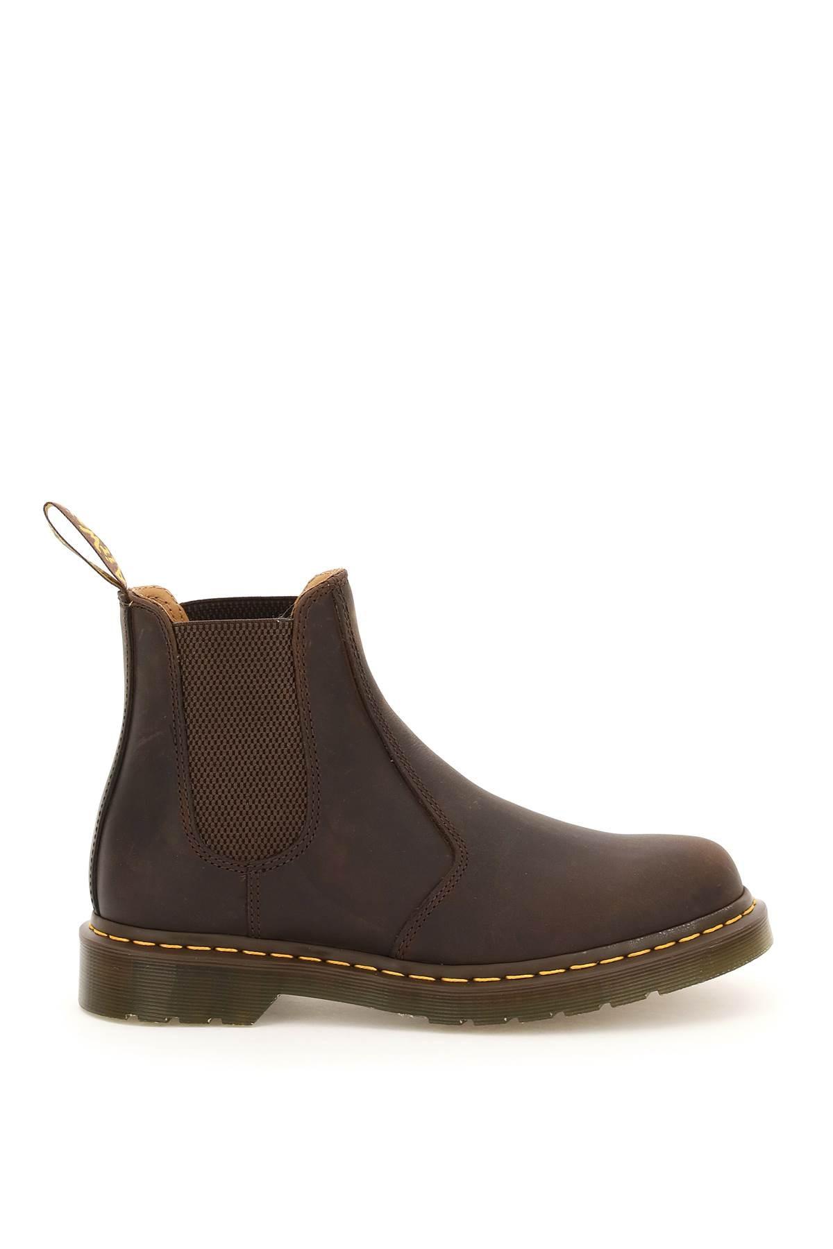 Dr. Martens Crazy Horse Leather 2976 Chelsea Boots in Brown for Men | Lyst