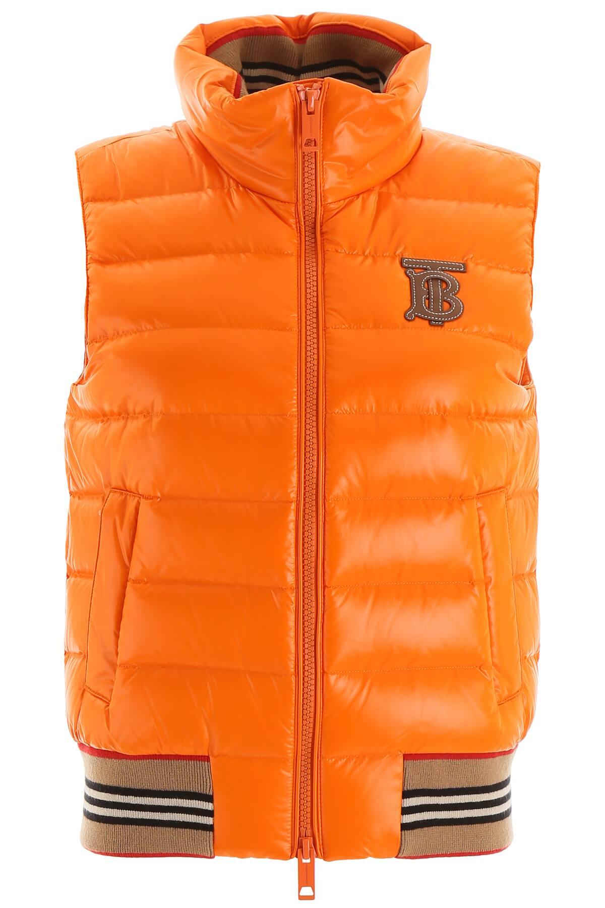 Burberry Hessle Vest in Orange | Lyst