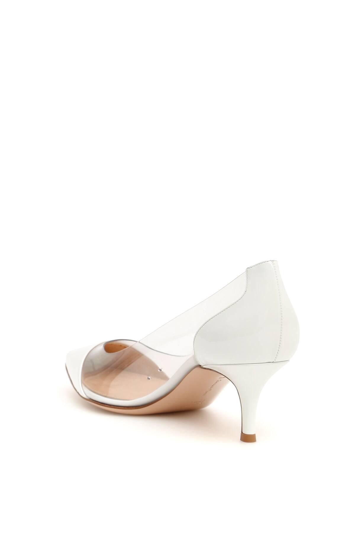 gianvito rossi white plexi