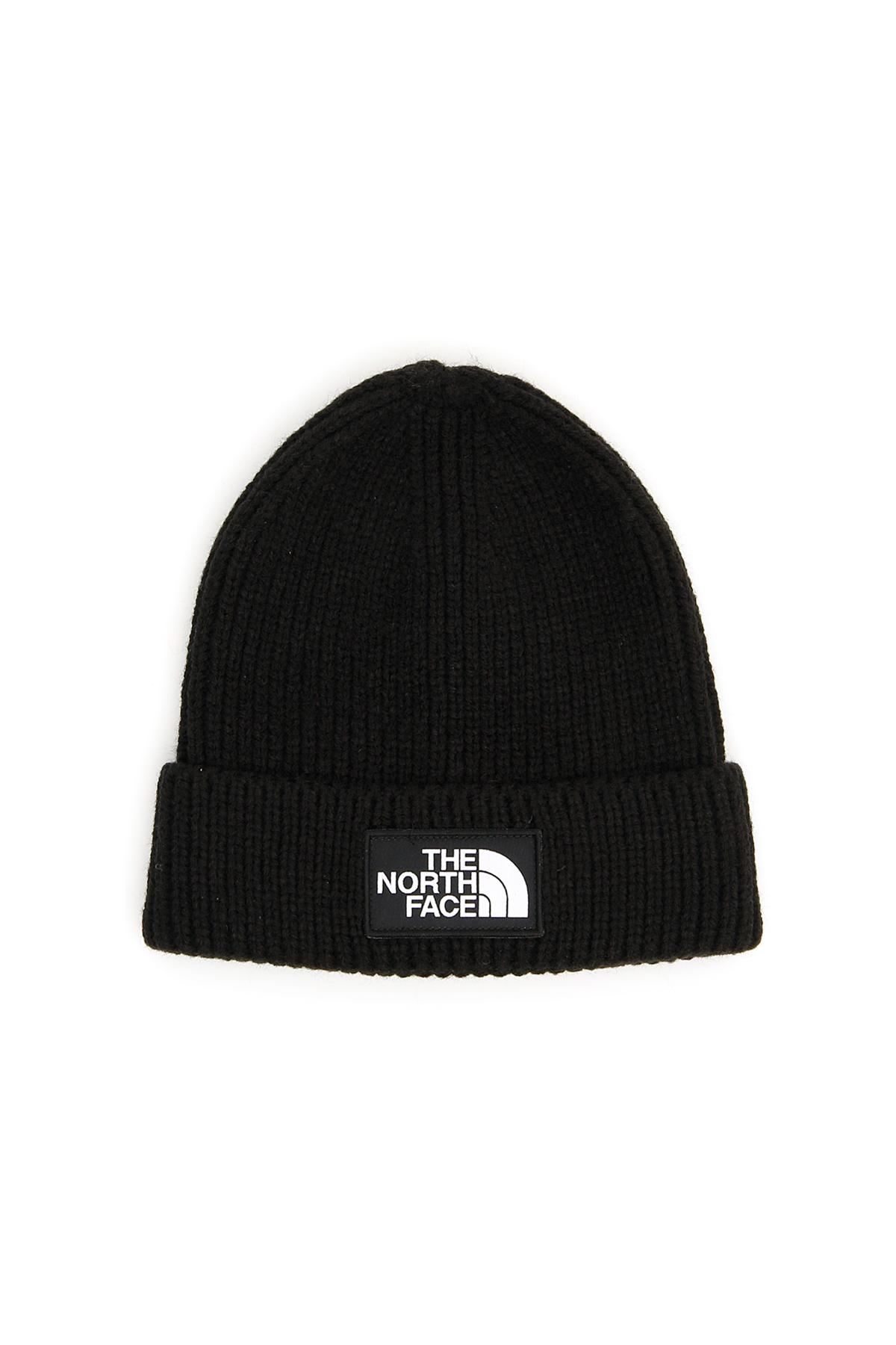 The North Face Beanie With Logo Patch in Black for Men | Lyst