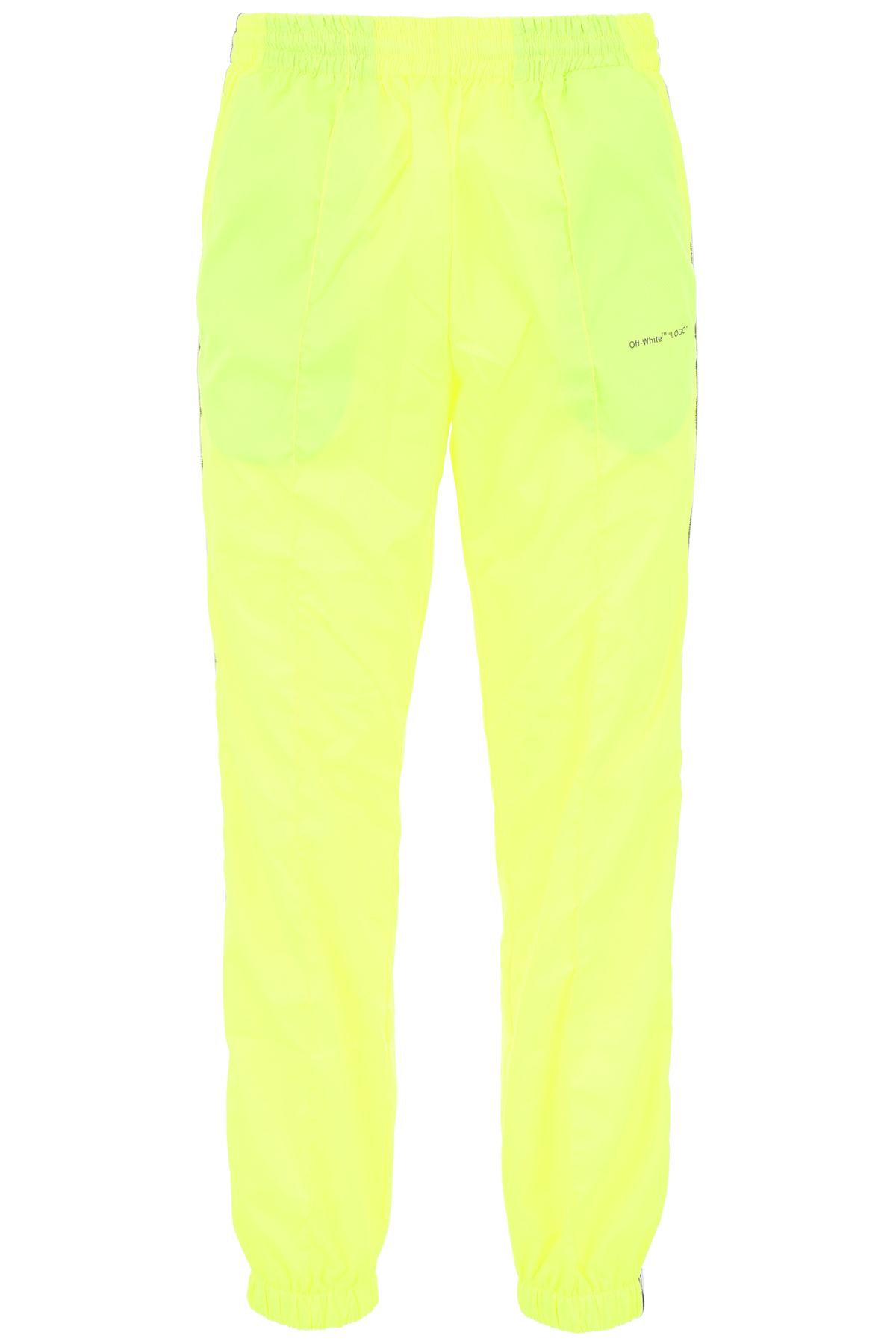 Men's Yellow Fluorescent Trackpants Men's Yellow Fluorescent Trackpants