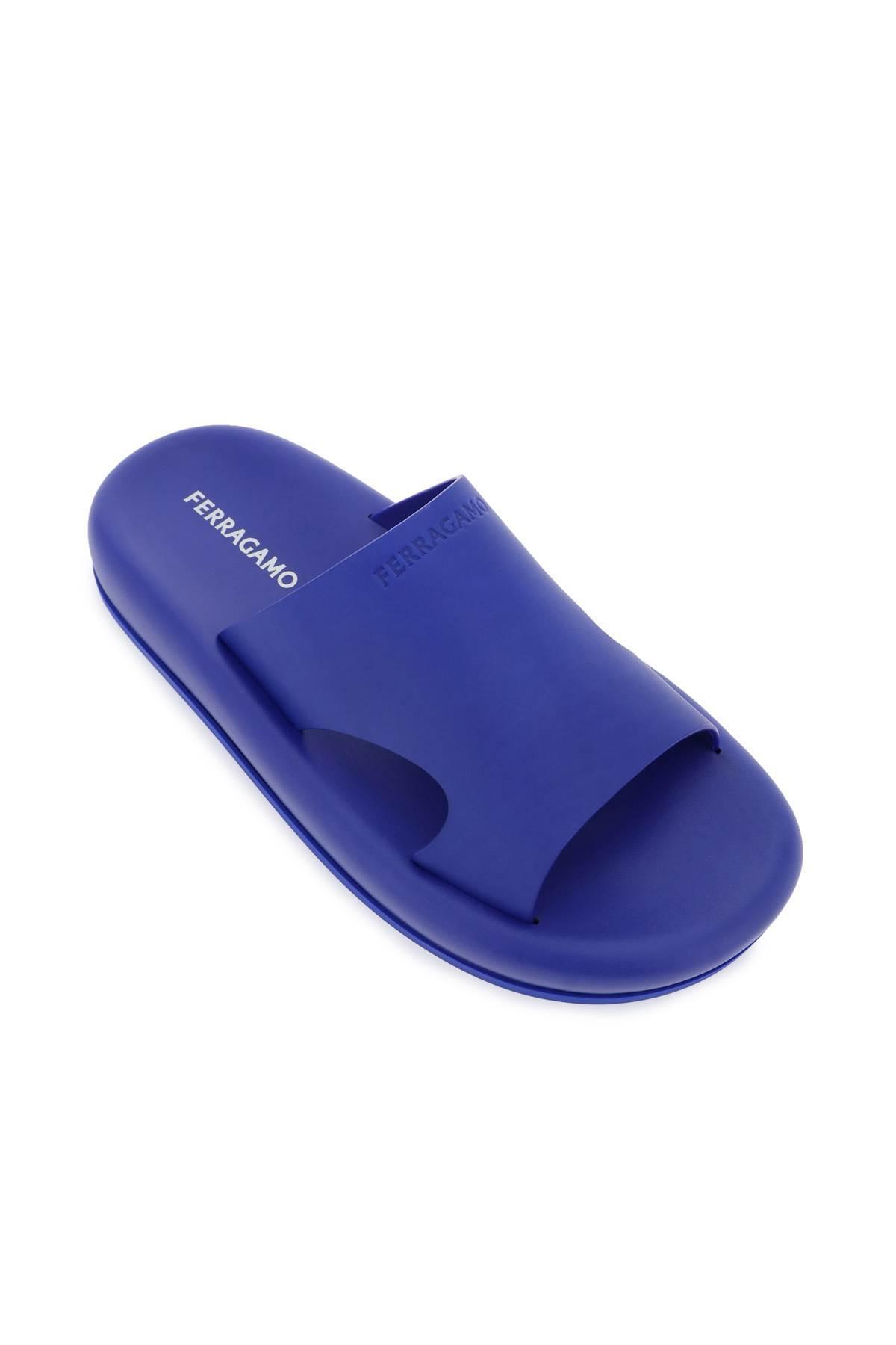 Ferragamo discount slides blue