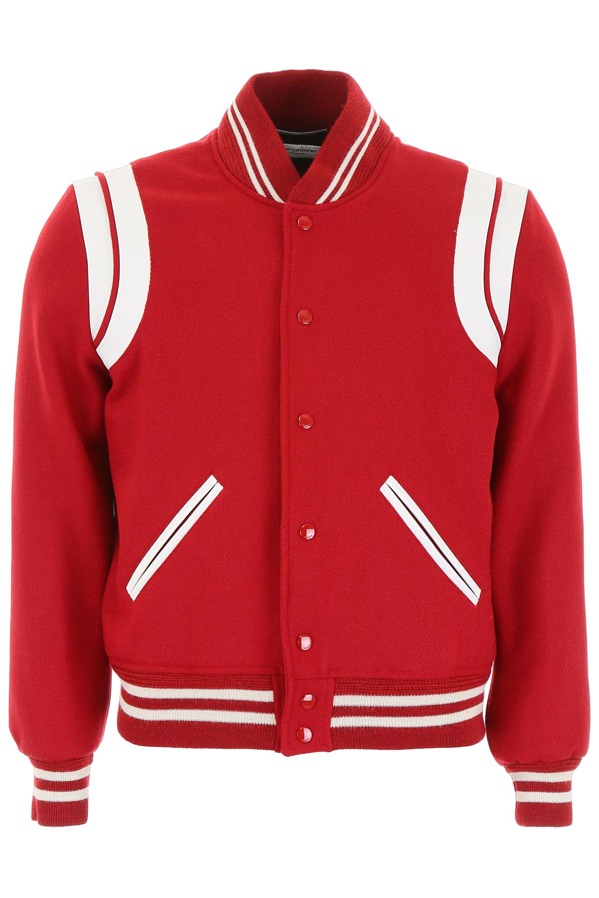 varsity jacket ysl