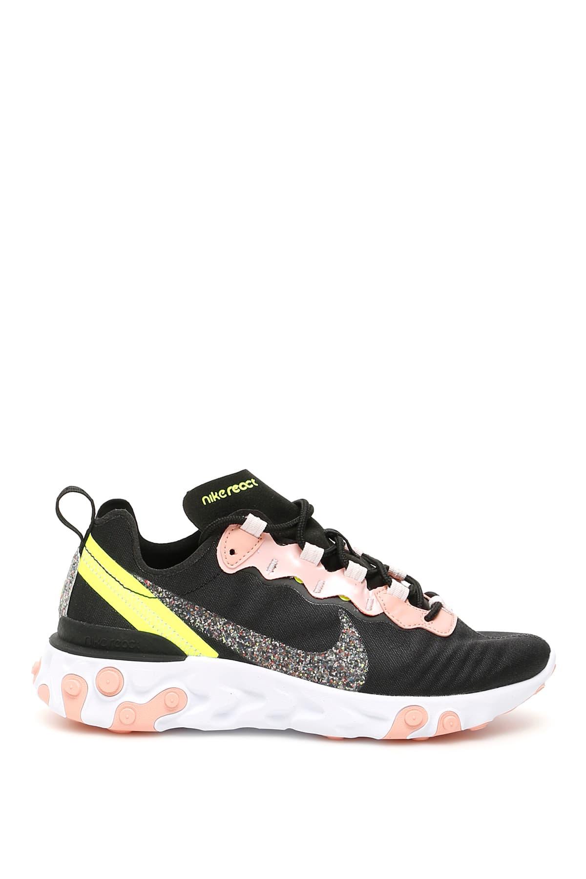 nike react element 55 black and pink