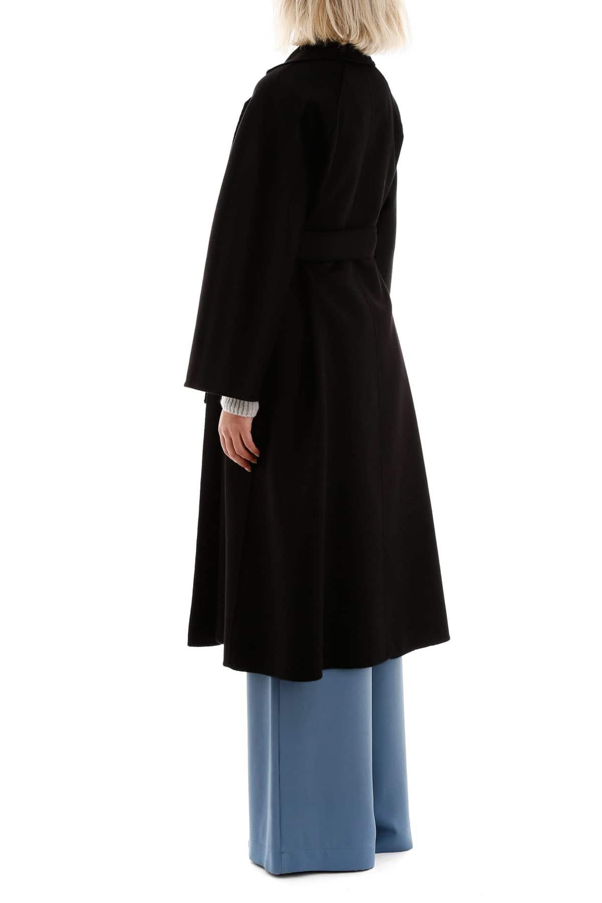 Max Mara Labbro Cashmere Coat in Black Lyst