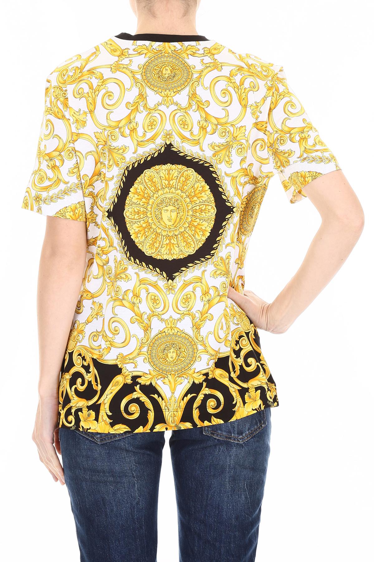 versace black and yellow shirt