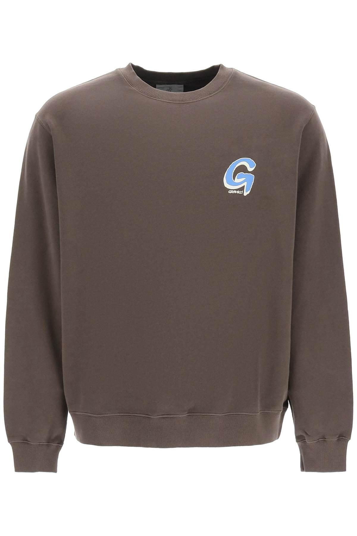 Gramicci Big G-logo Sweatshirt in Brown for Men | Lyst