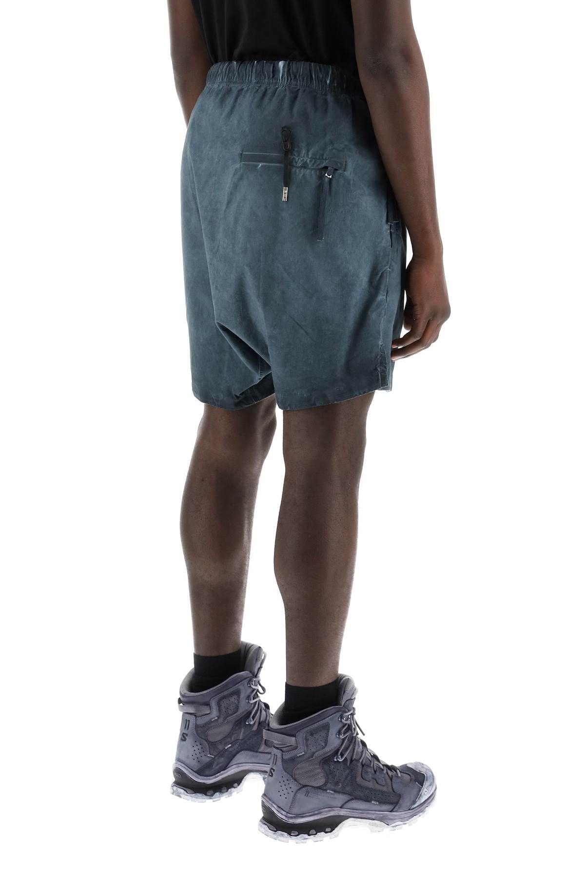 Boris Bidjan Saberi Linen And Cotton Baggy Bermuda Shorts in Blue for Men Lyst