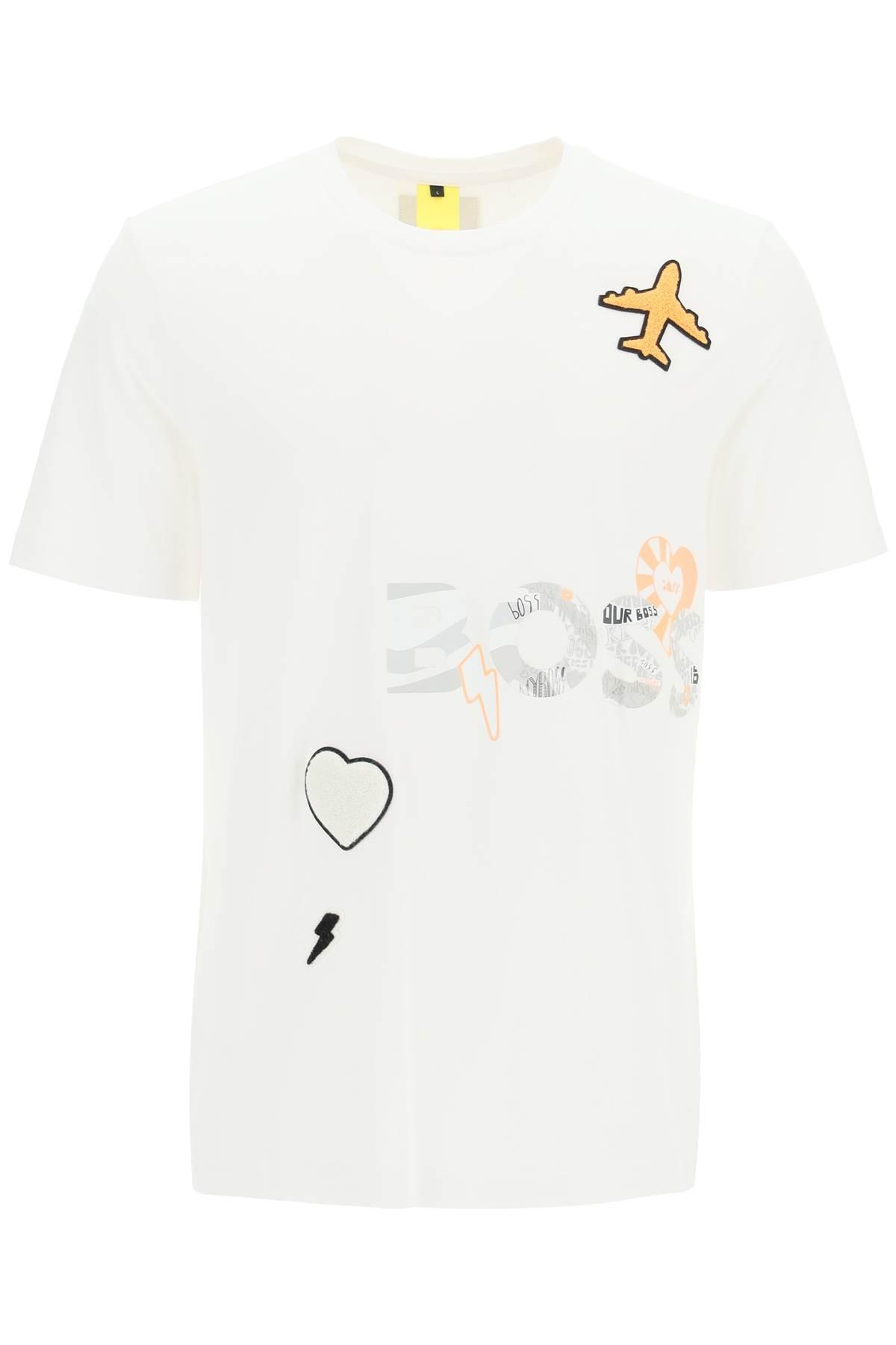 BOSS By HUGO BOSS Oversized T hisrt With Graphic Print And Terry boss-by-hugo-boss-oversized-t-hisrt-with-graphic-print-and-terry