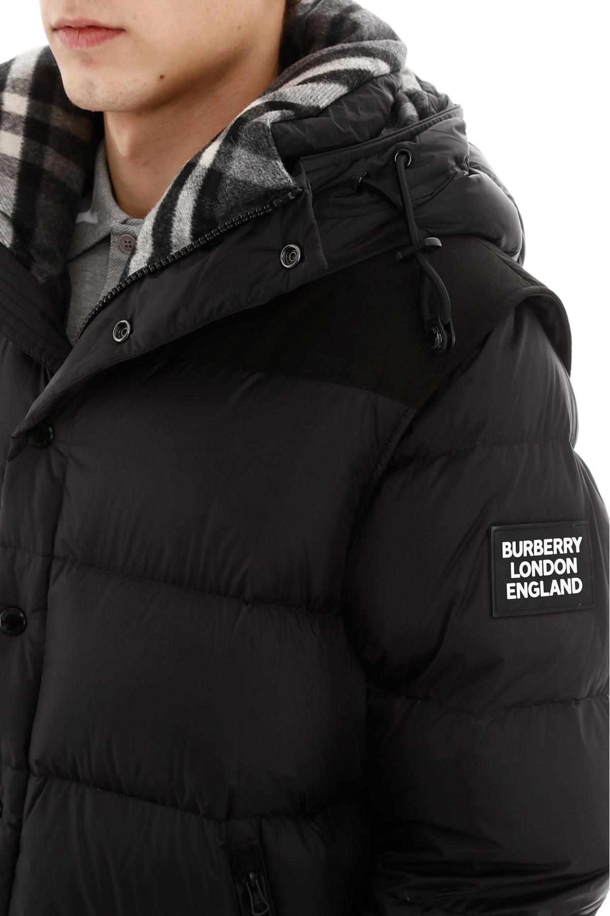 Burberry Lockwell Puffer Jacket With Removable Sleeves L Technical in Black  for Men | Lyst