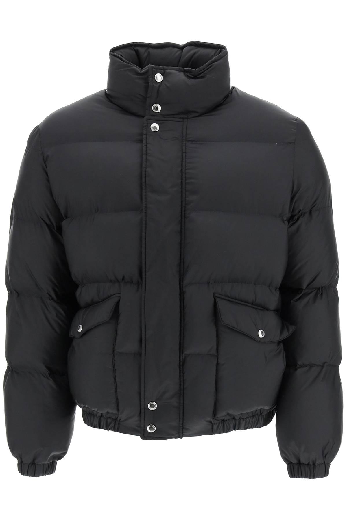 Mens Clothing Jackets Casual jackets Alexander McQueen Graffiti-print Puffer Jacket in Black for Men 