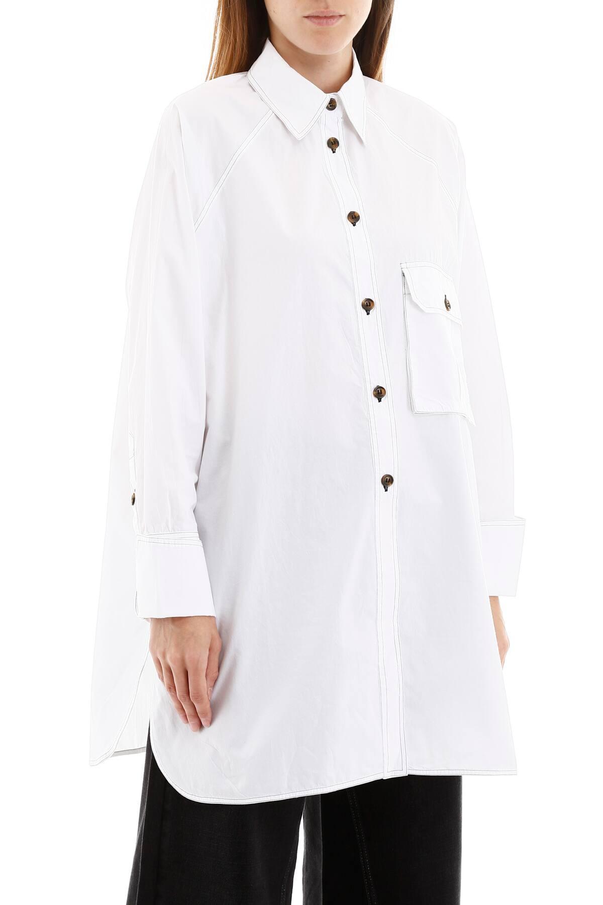 Ganni White Shirt Deals, 58% OFF 