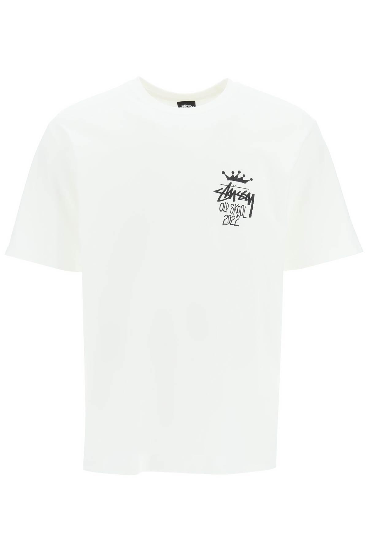 Stussy Old Skool 2022 T-shirt in White for Men | Lyst