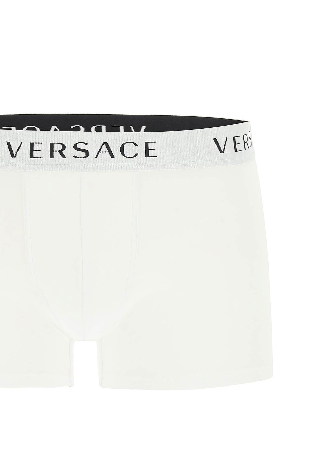 Save 33% Mens Clothing Underwear Boxers briefs Versace Cotton Three-pack Logo-waistband Briefs in White for Men 