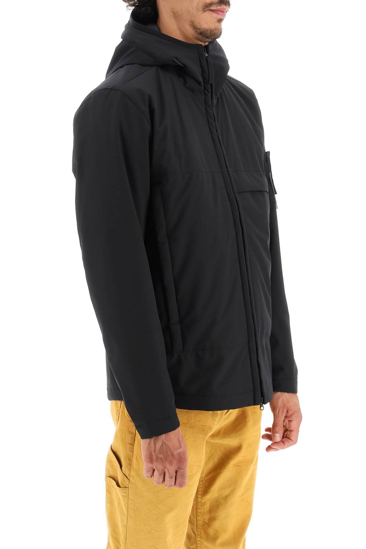 STONE ISLAND Soft SHELL-R_E.DYE® Technology In Recycled Polyester Jacket  Black - Wrong Weather