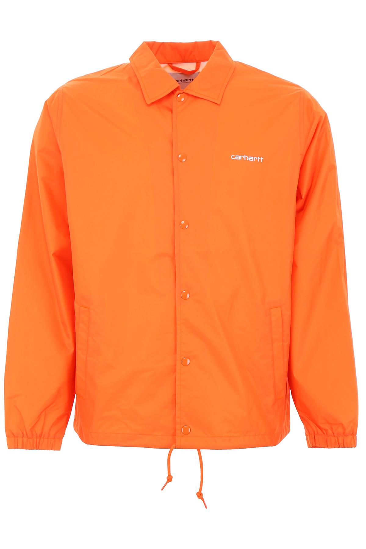 Carhartt Logo Jacket in Orange for Men Lyst