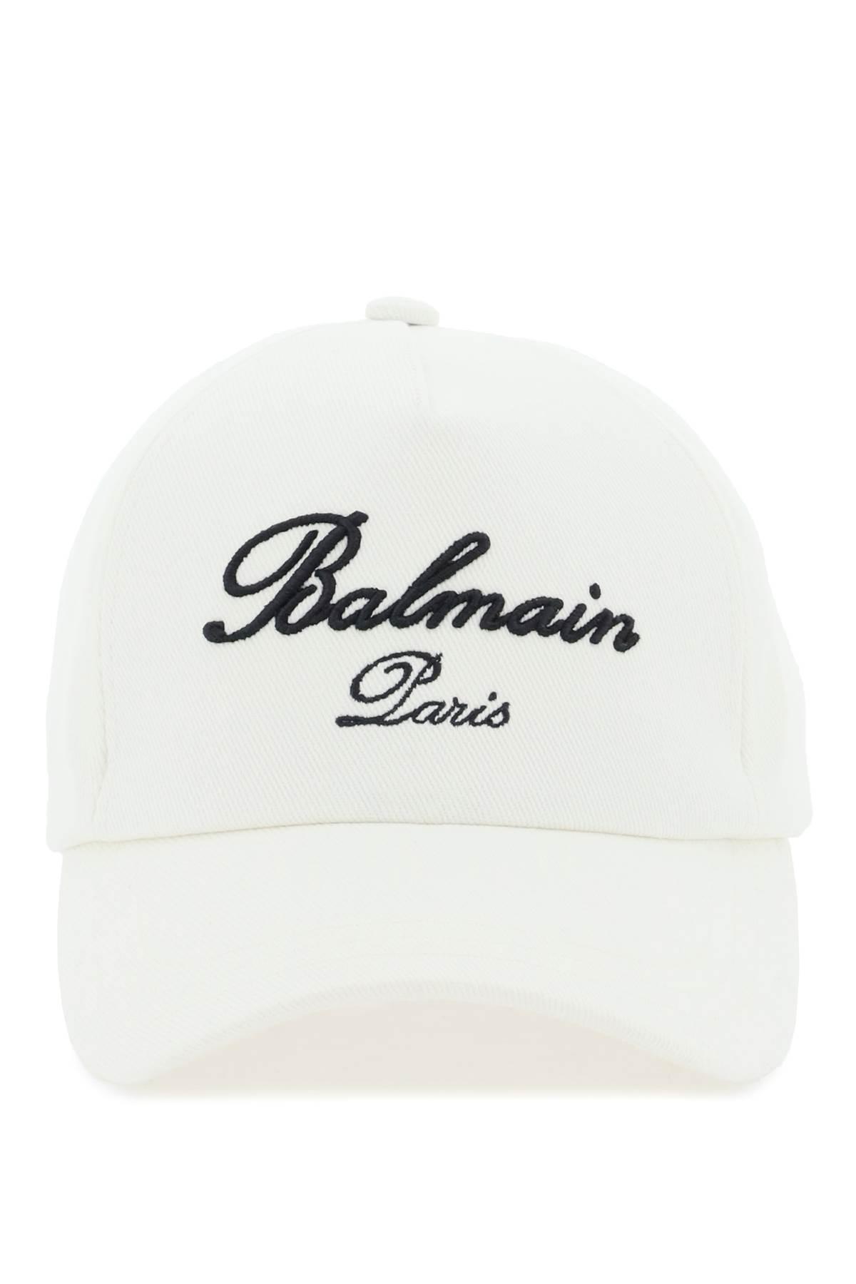 Balmain Embroidered Logo Baseball Cap | Lyst