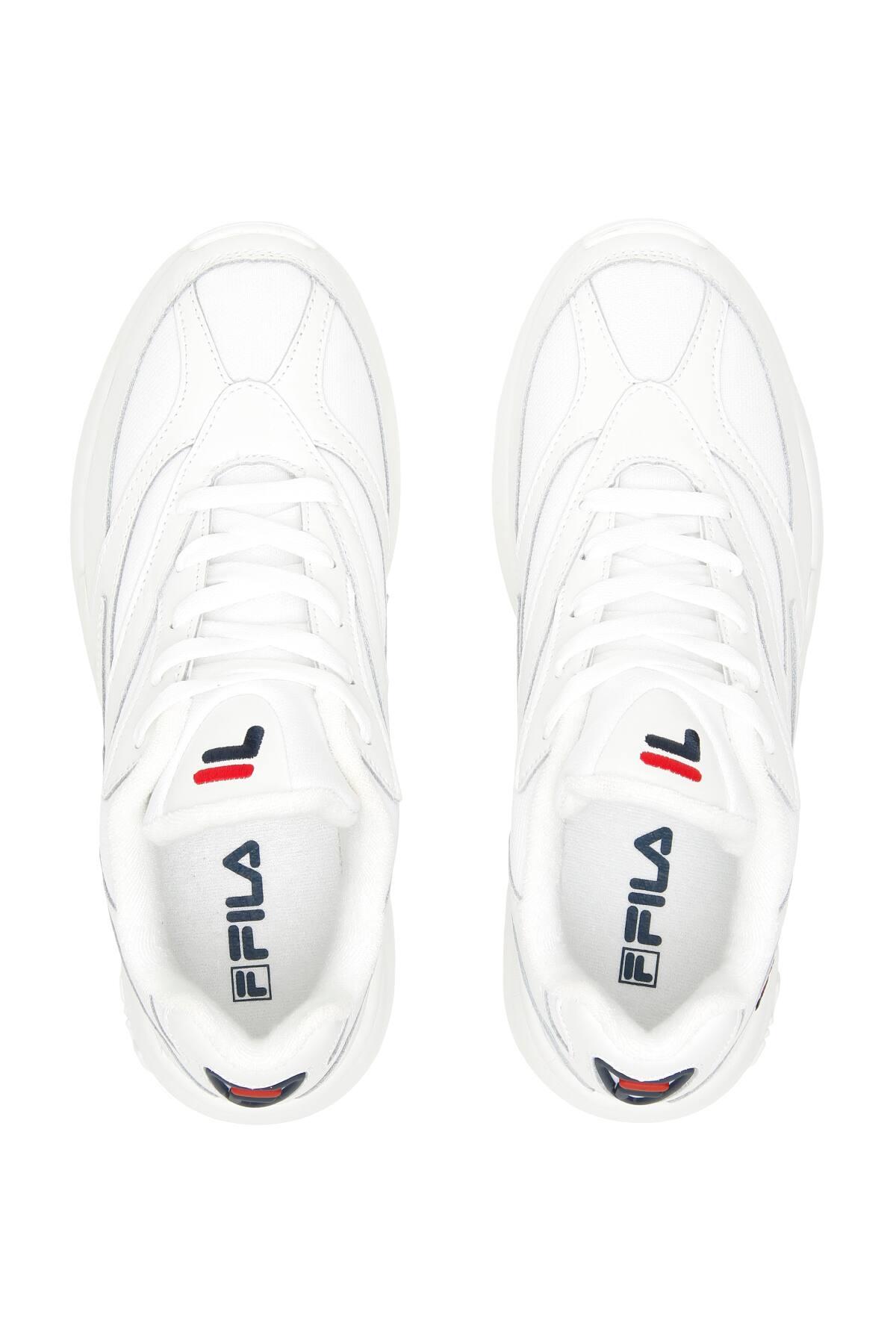 Fila Leather Ray Low Sneakers in White for Men - Save 39% - Lyst
