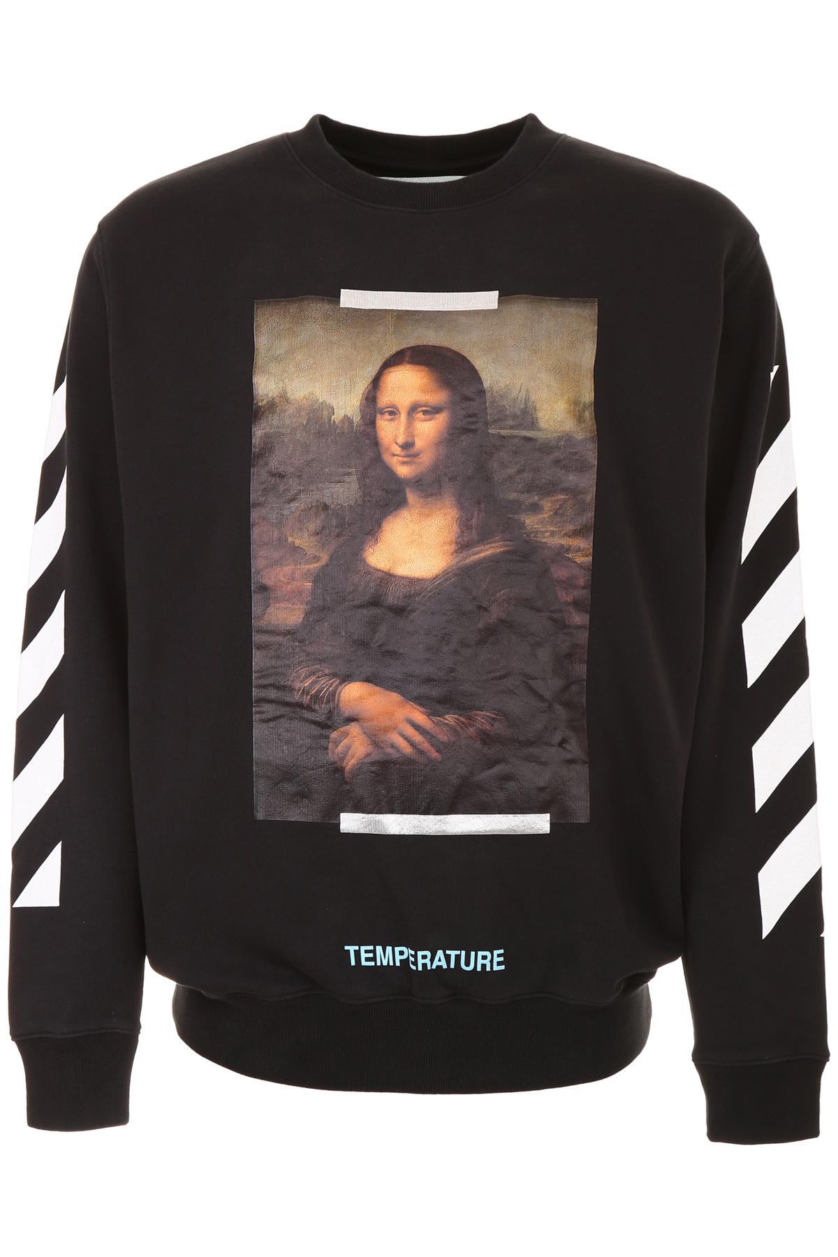 Off-White c/o Virgil Abloh Black Monalisa Sweatshirt for Men |