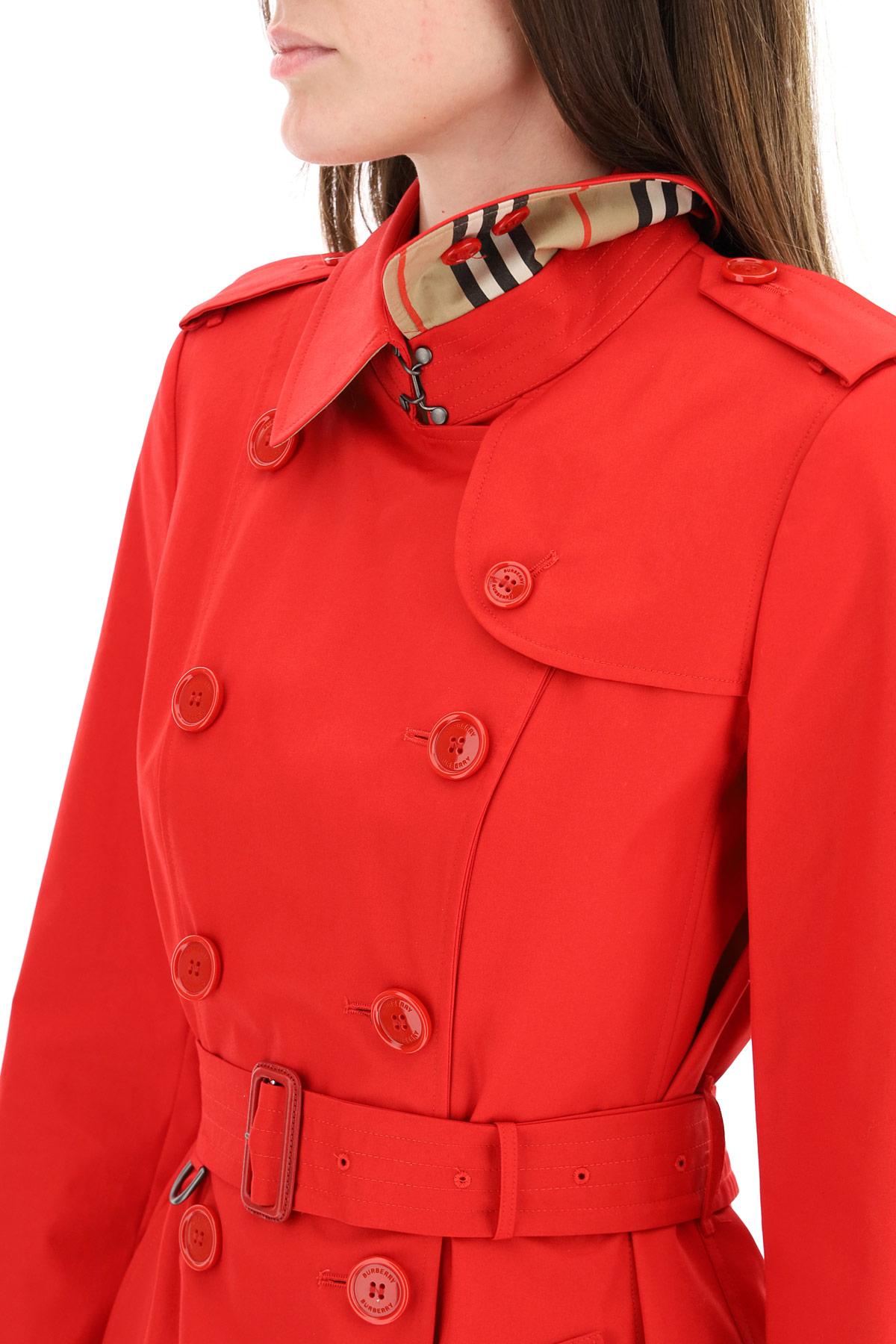 burberry red raincoat