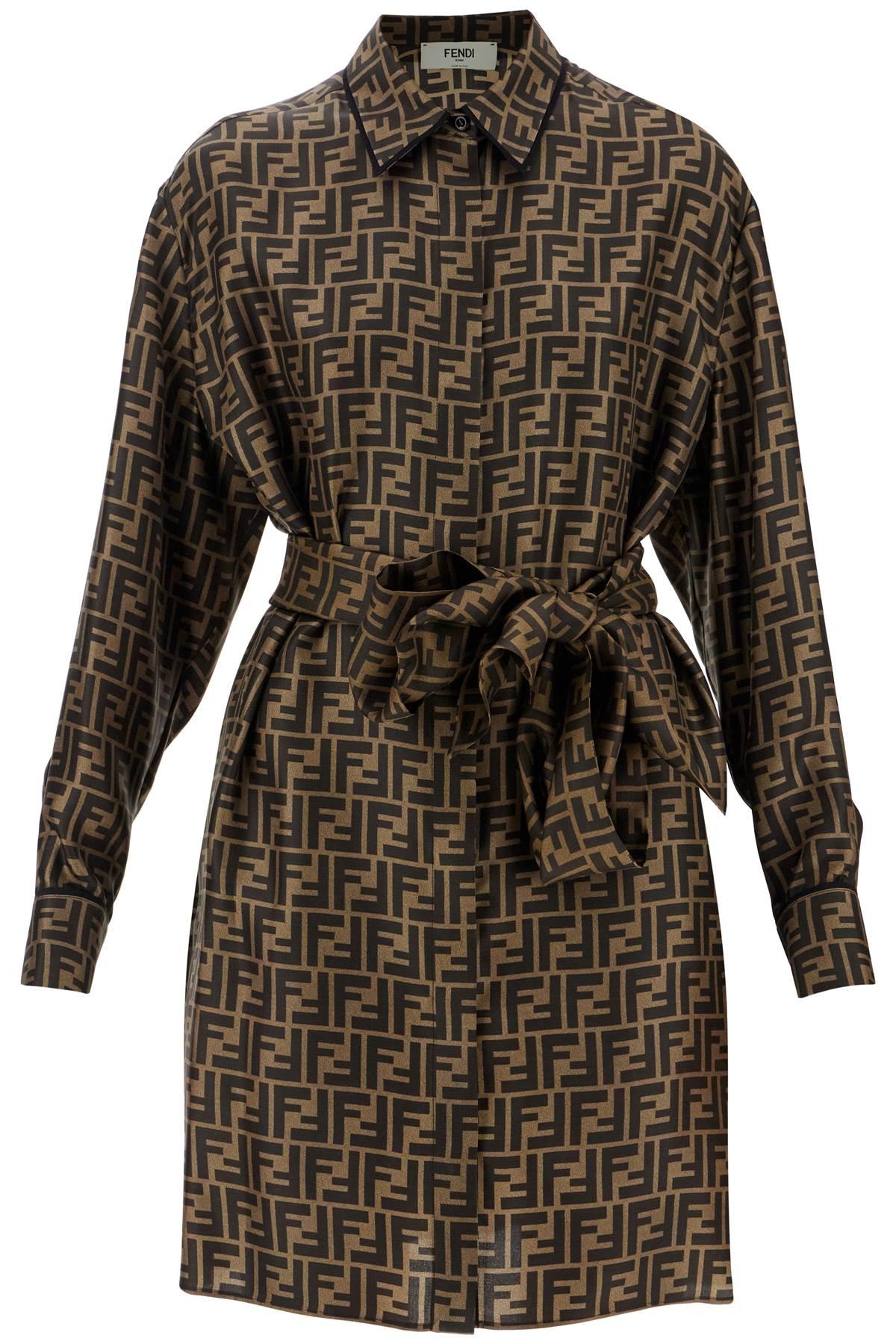 Fendi wrap dress hotsell