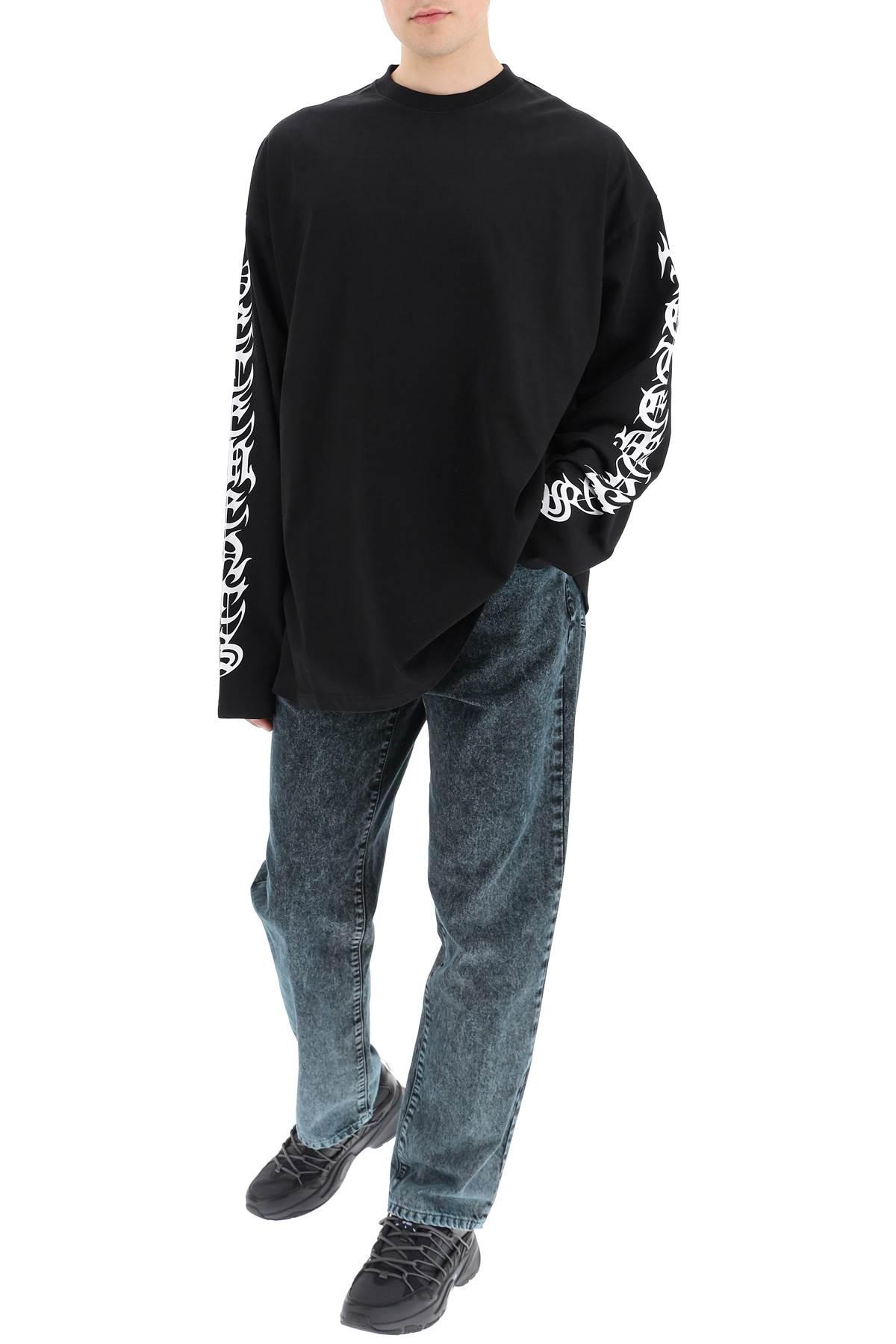 Vetements Cotton Gothic Logo Long 