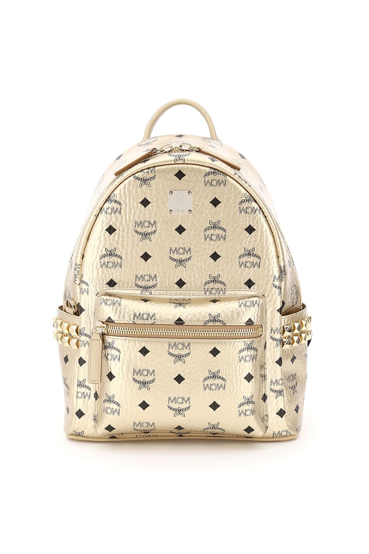 mcm backpack tan