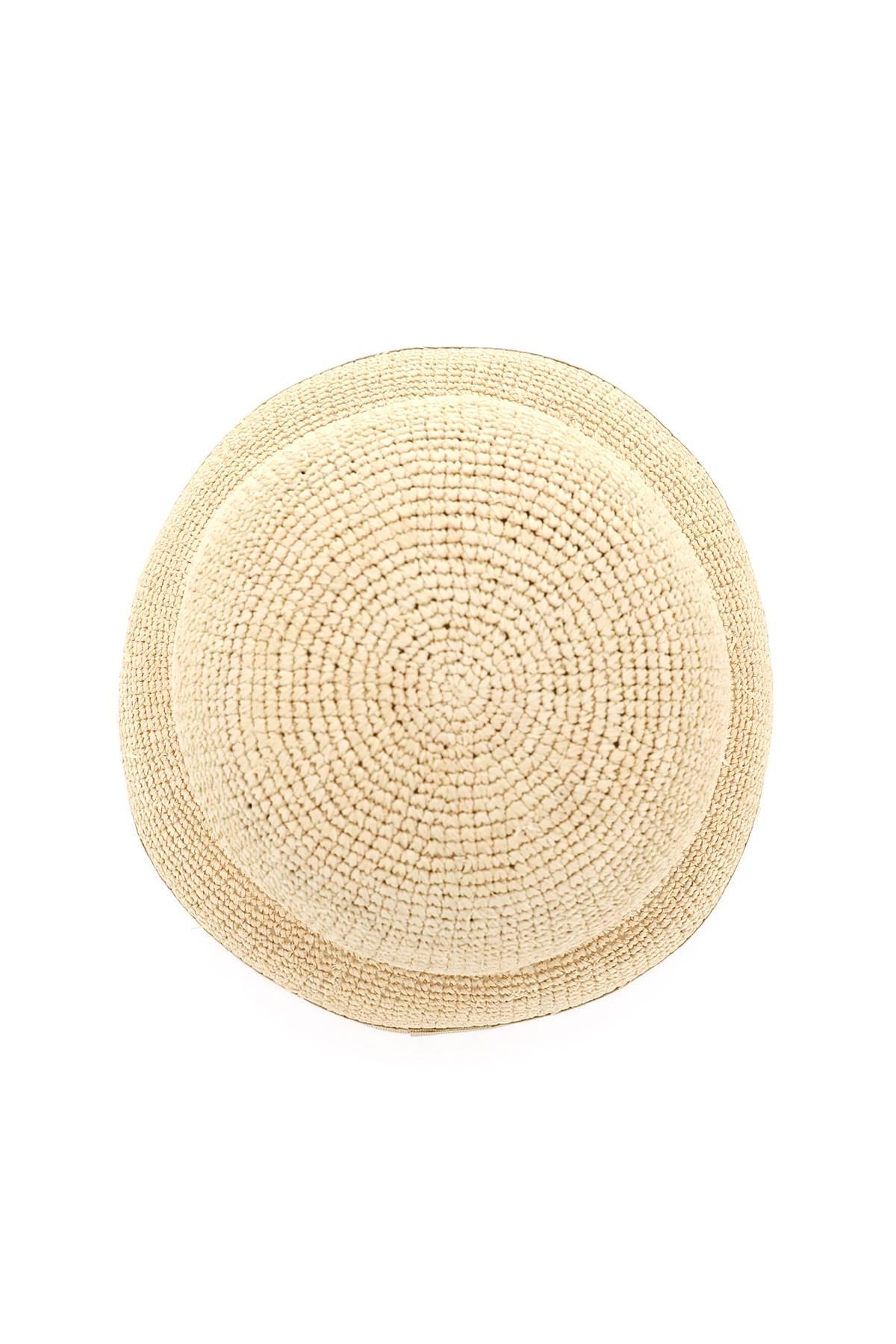 Weekend by Maxmara Raffia Cloche Cap 57 