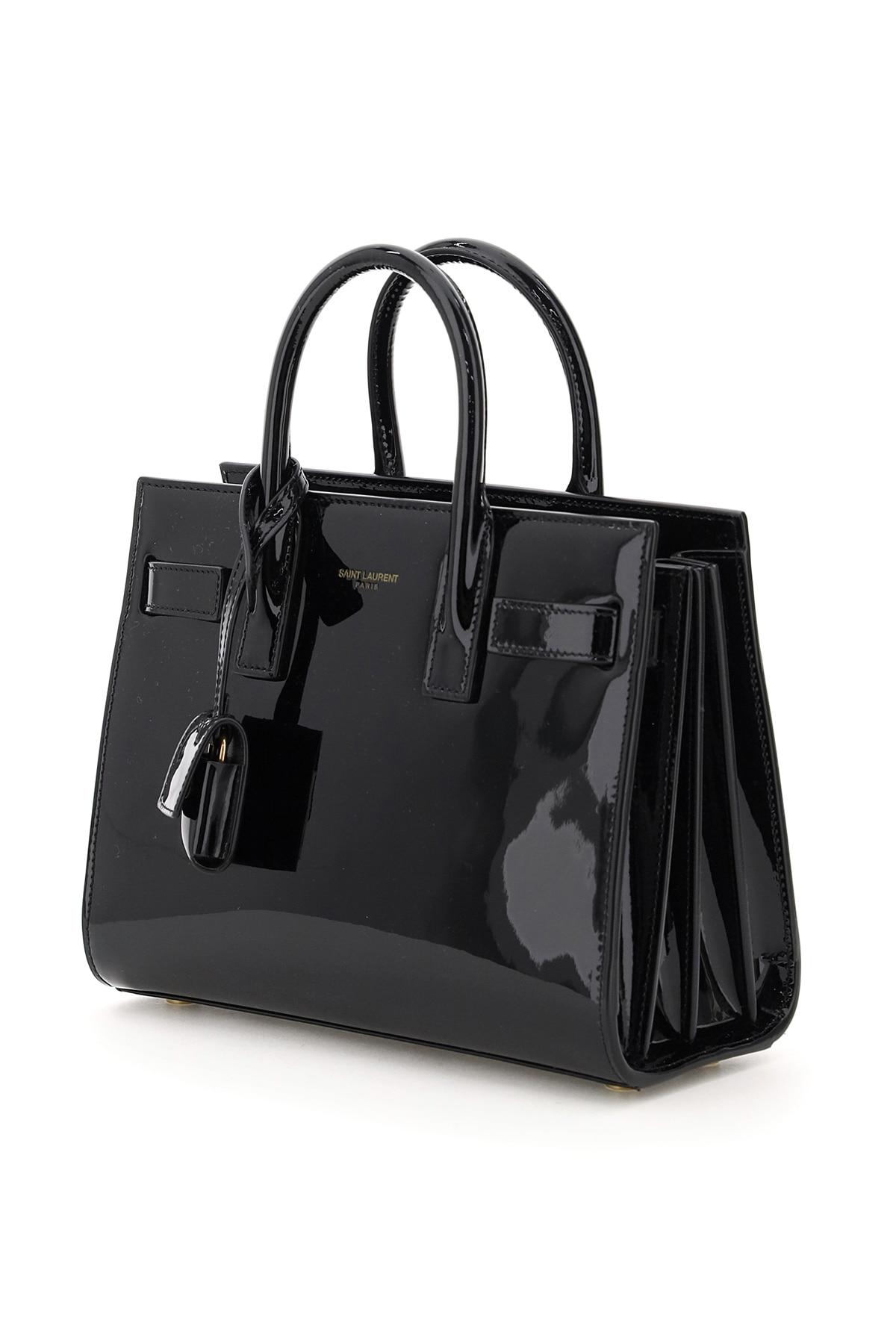 Saint Laurent Sac De Jour Nano Bag in Black