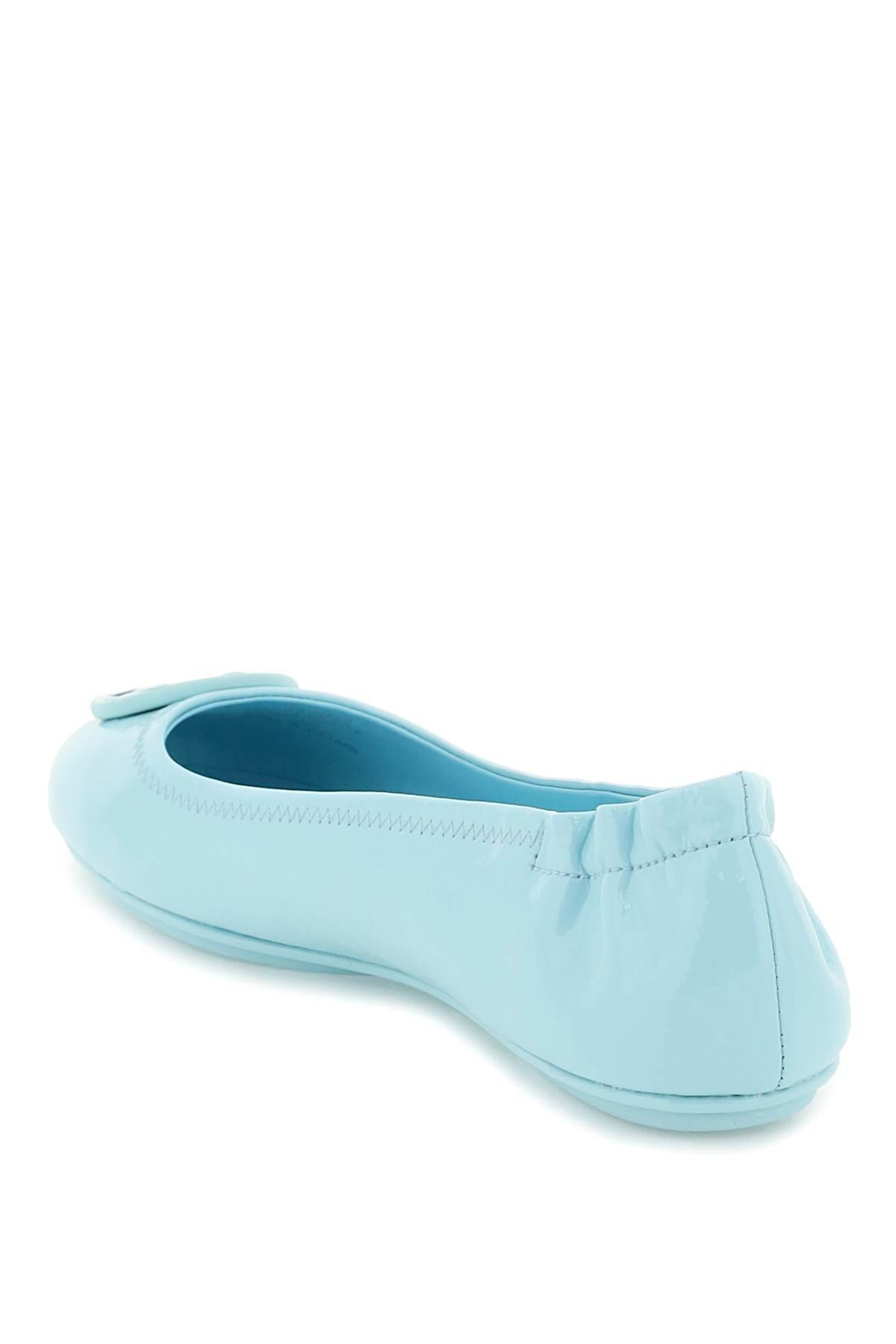 fyrretræ Sequel Limited Tory Burch 'minnie' Ballerina Flats in Blue | Lyst