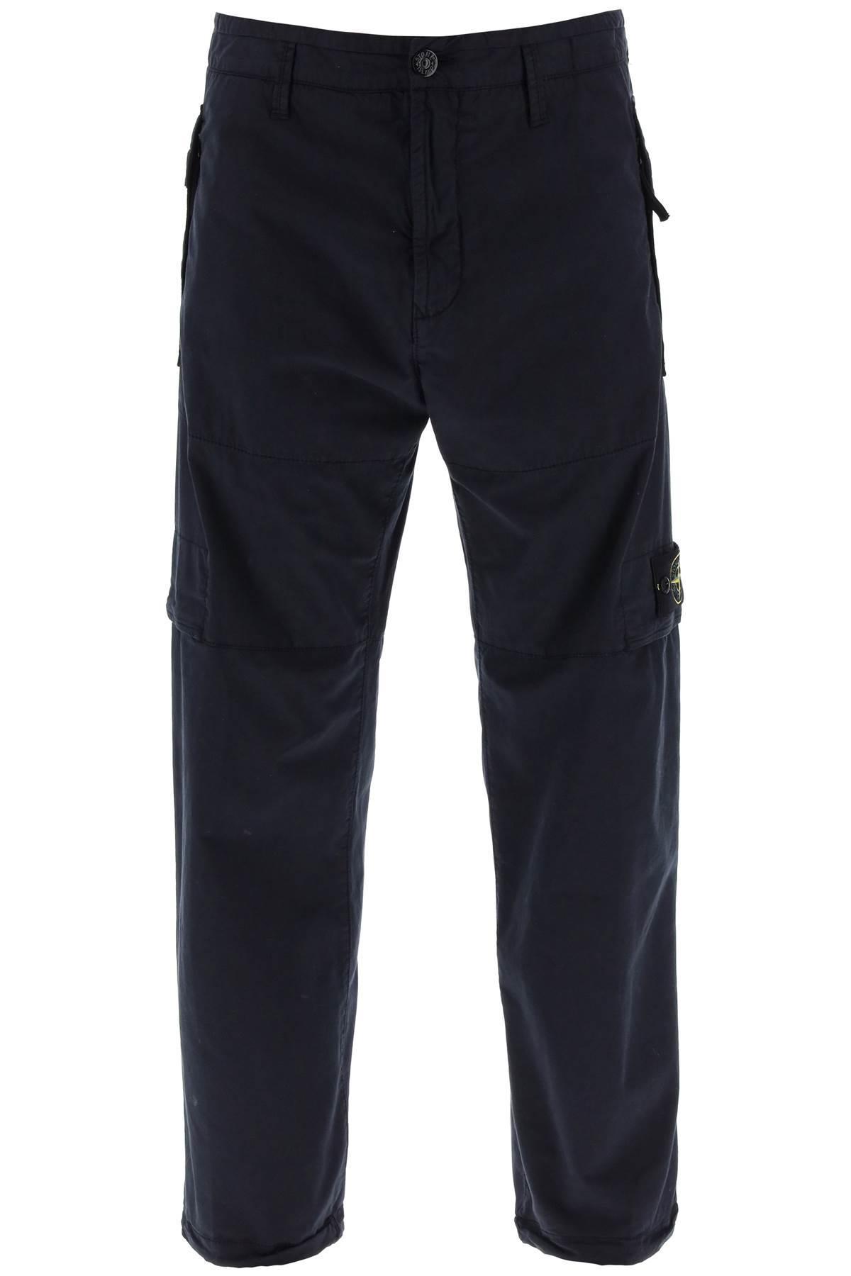 Stone Island Supima Cargo Pants in Blue for Men Lyst