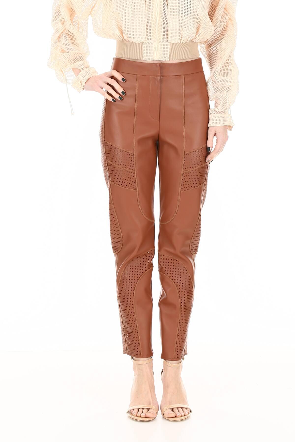 fendi leather pants