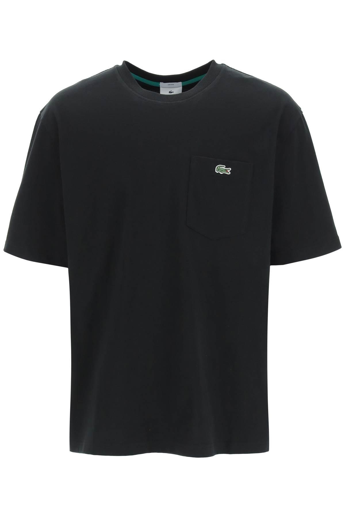 Lacoste L!ive Print T-shirt in Black for Men | Lyst