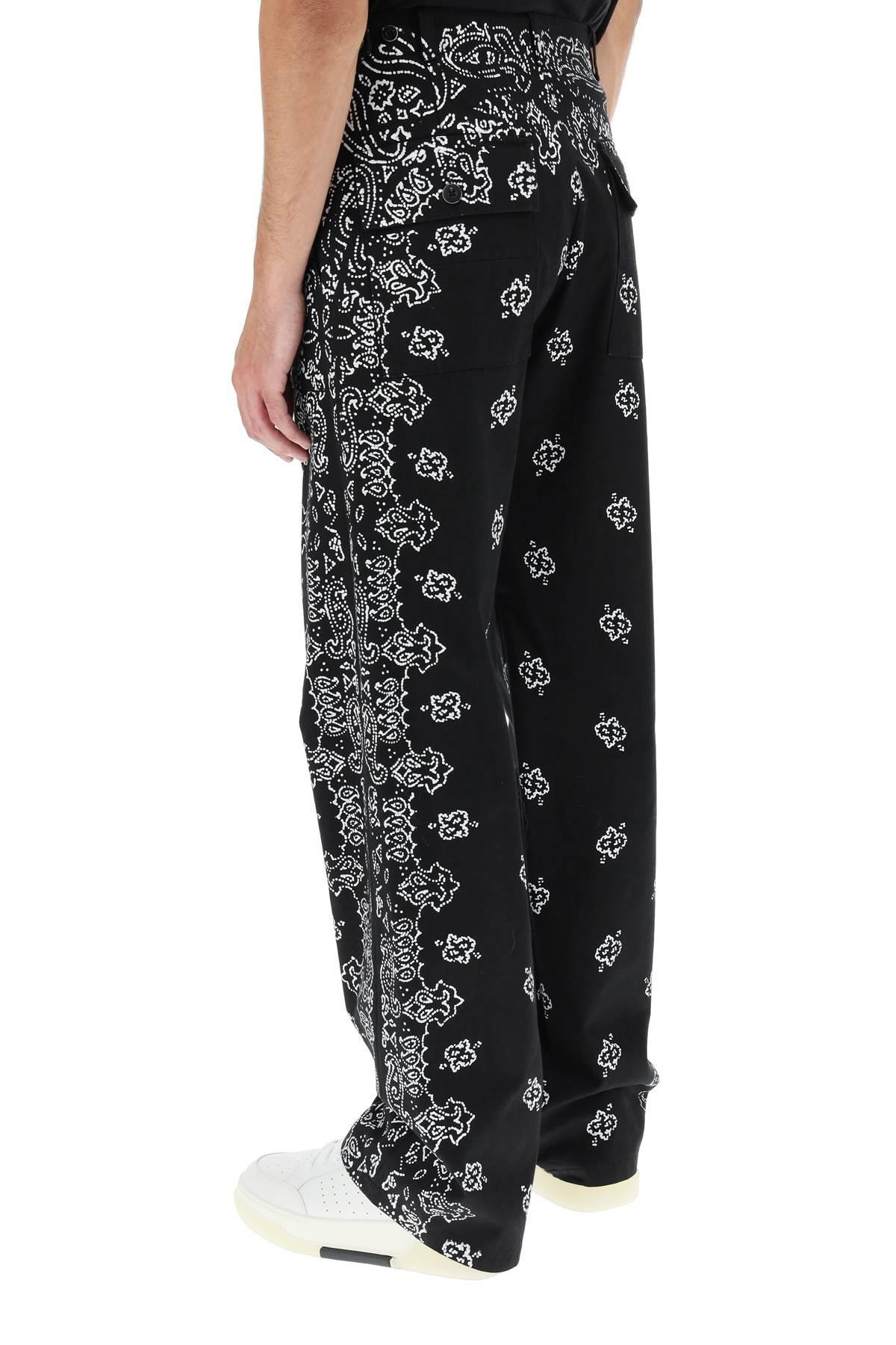Black Bandana Print