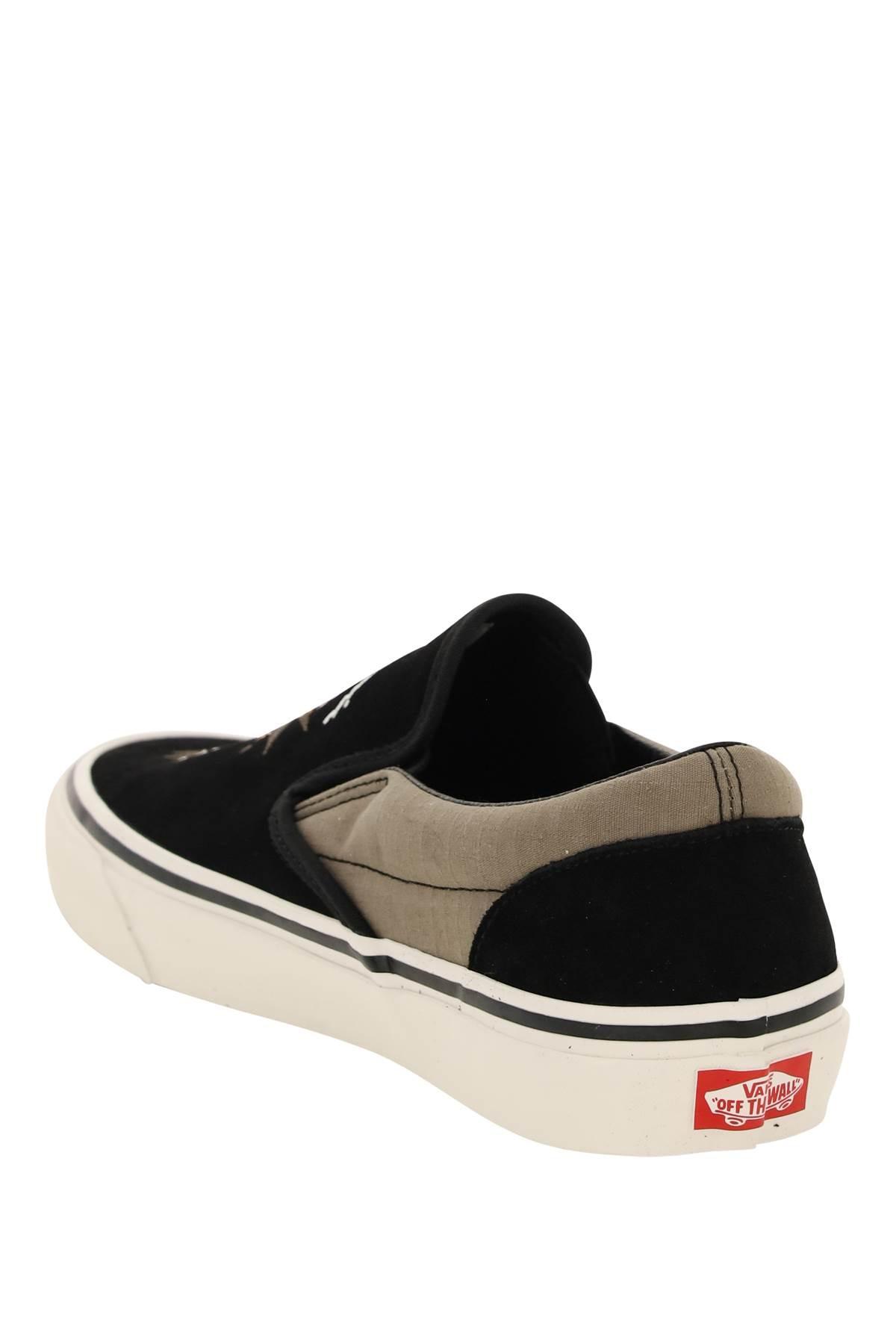 Vans Suede Classic Slip-on Tiger Sneakers in Black,Khaki (Black) for Men |  Lyst