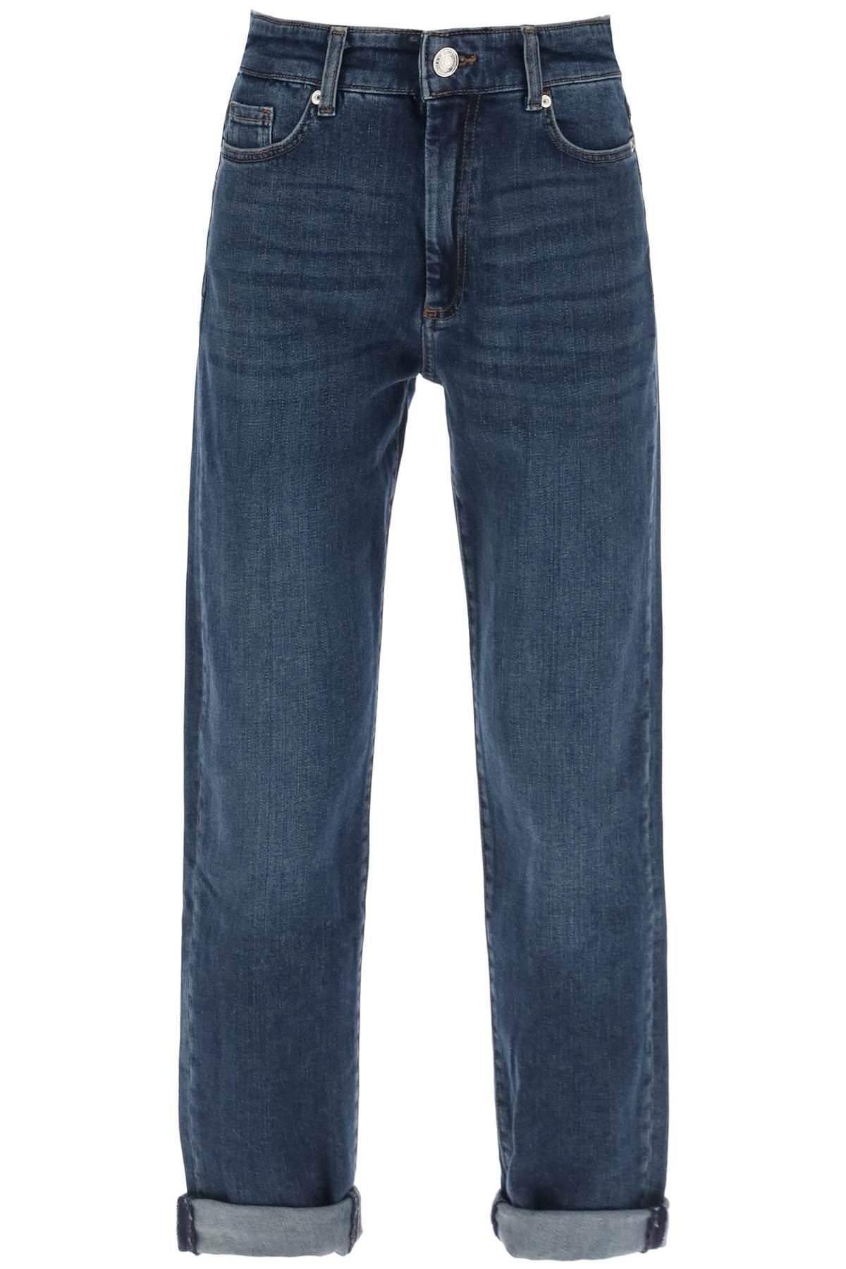 Sportmax Fido High-rise Wide-leg Jeans in Blue