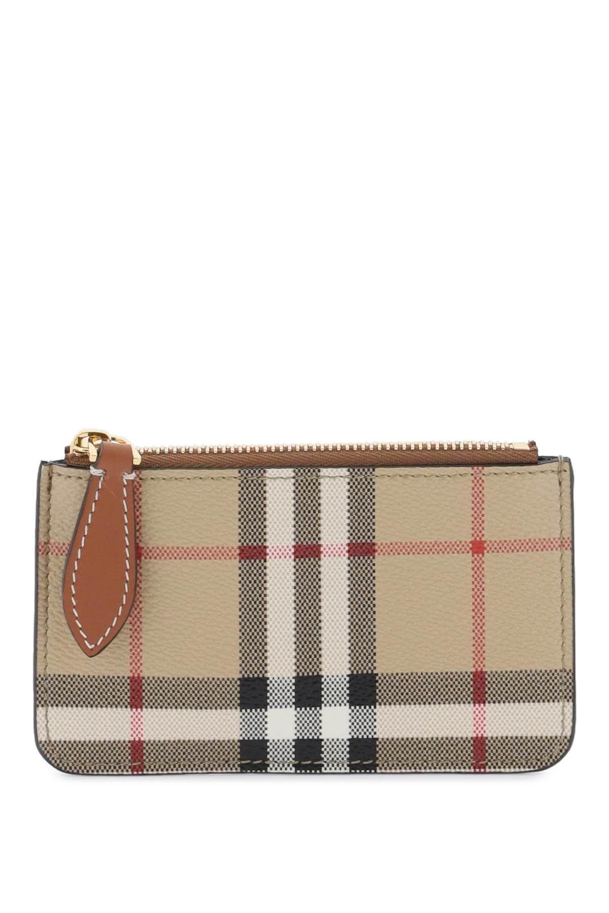 Burberry Check Coin Purse With Chain Strap in Brown Lyst UK